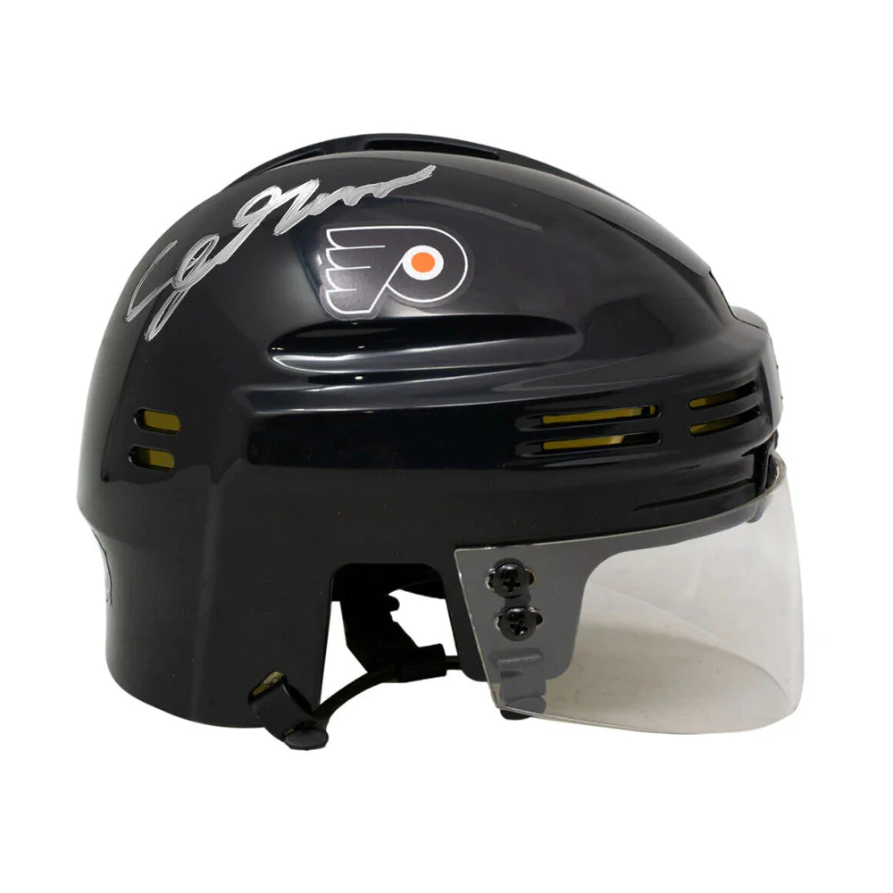 Autographed Cutter Gauthier Philadelphia Flyers NHL Hockey Mini-Helmet