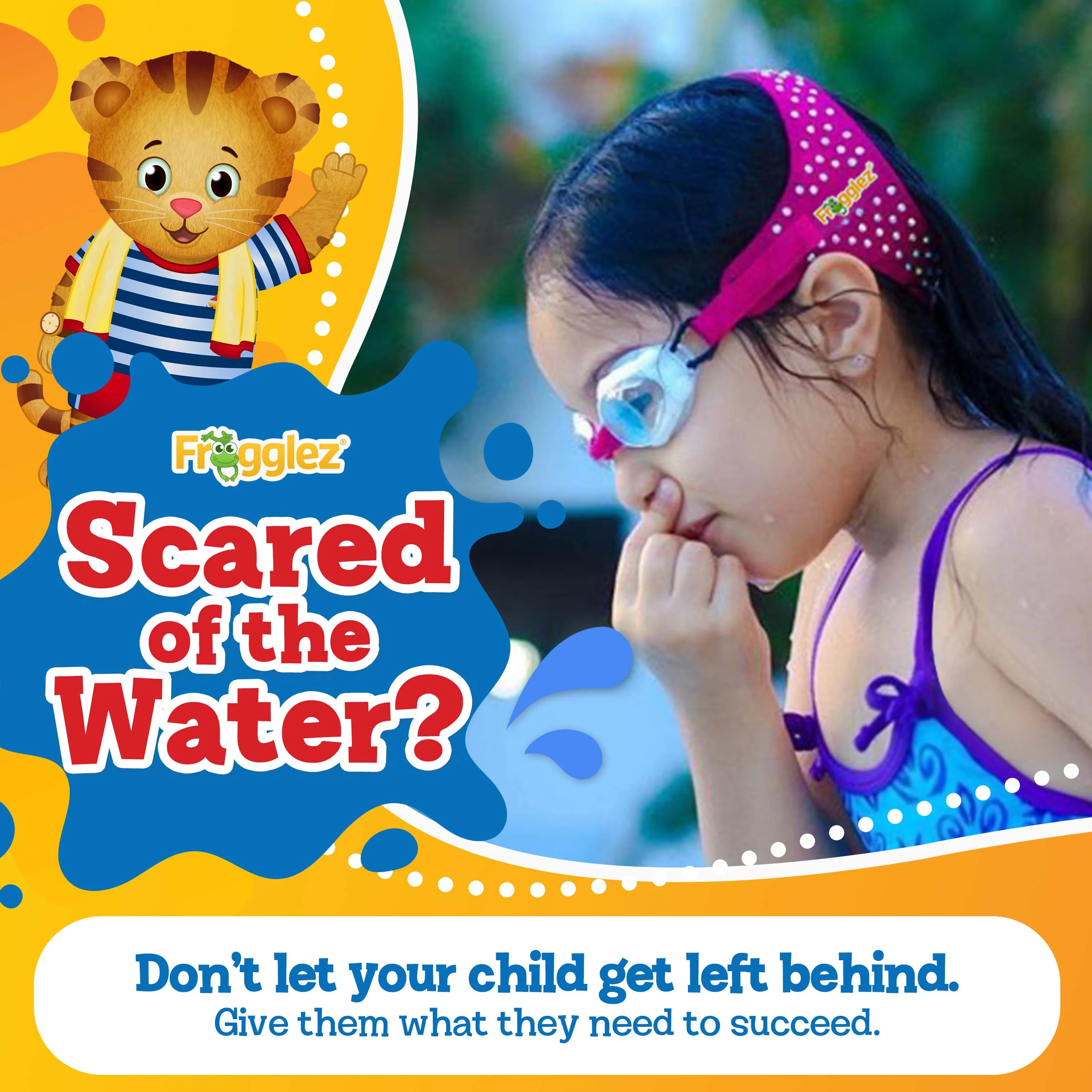 Daniel Tiger Kids Swim Goggles - Image 4