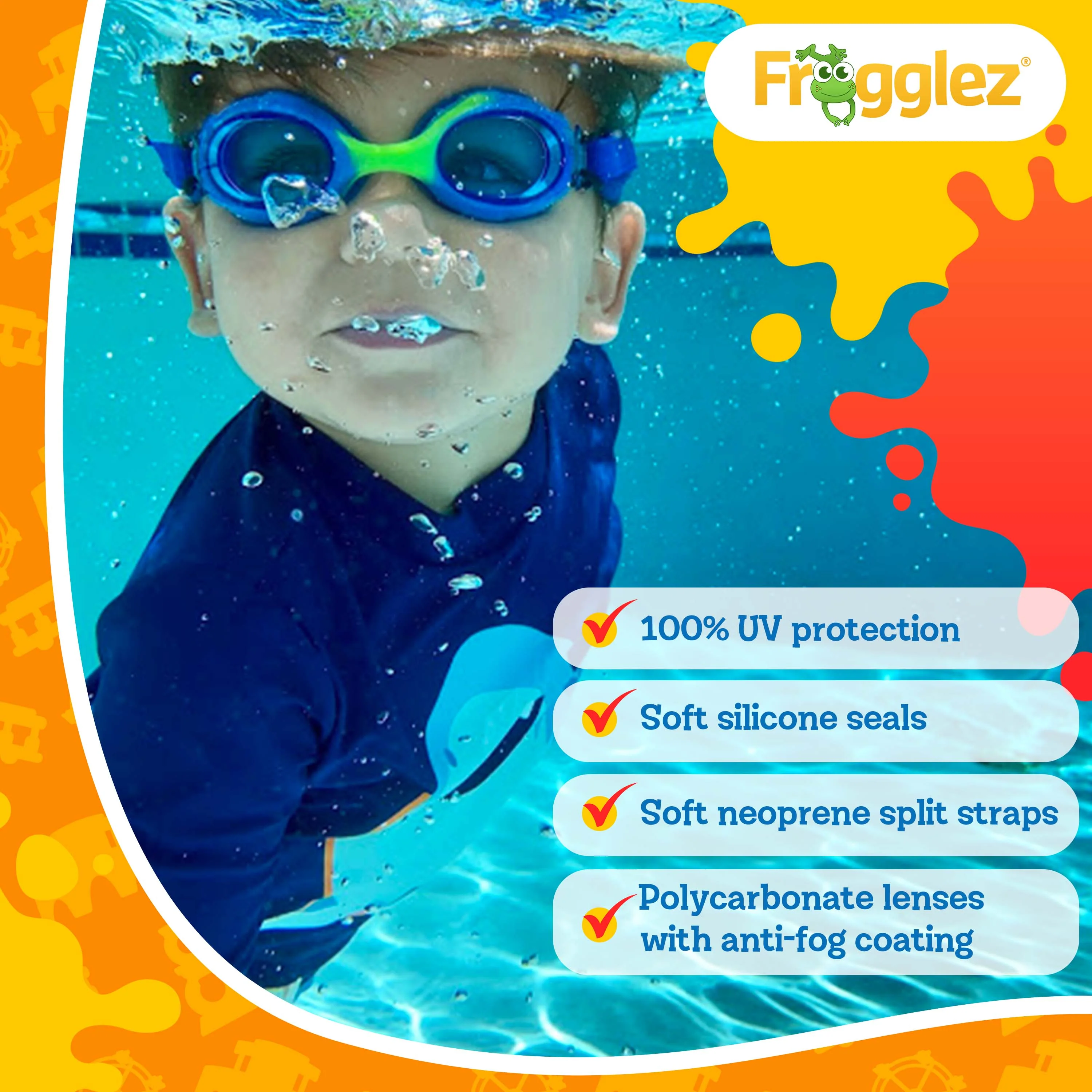 Daniel Tiger Kids Swim Goggles - Image 5