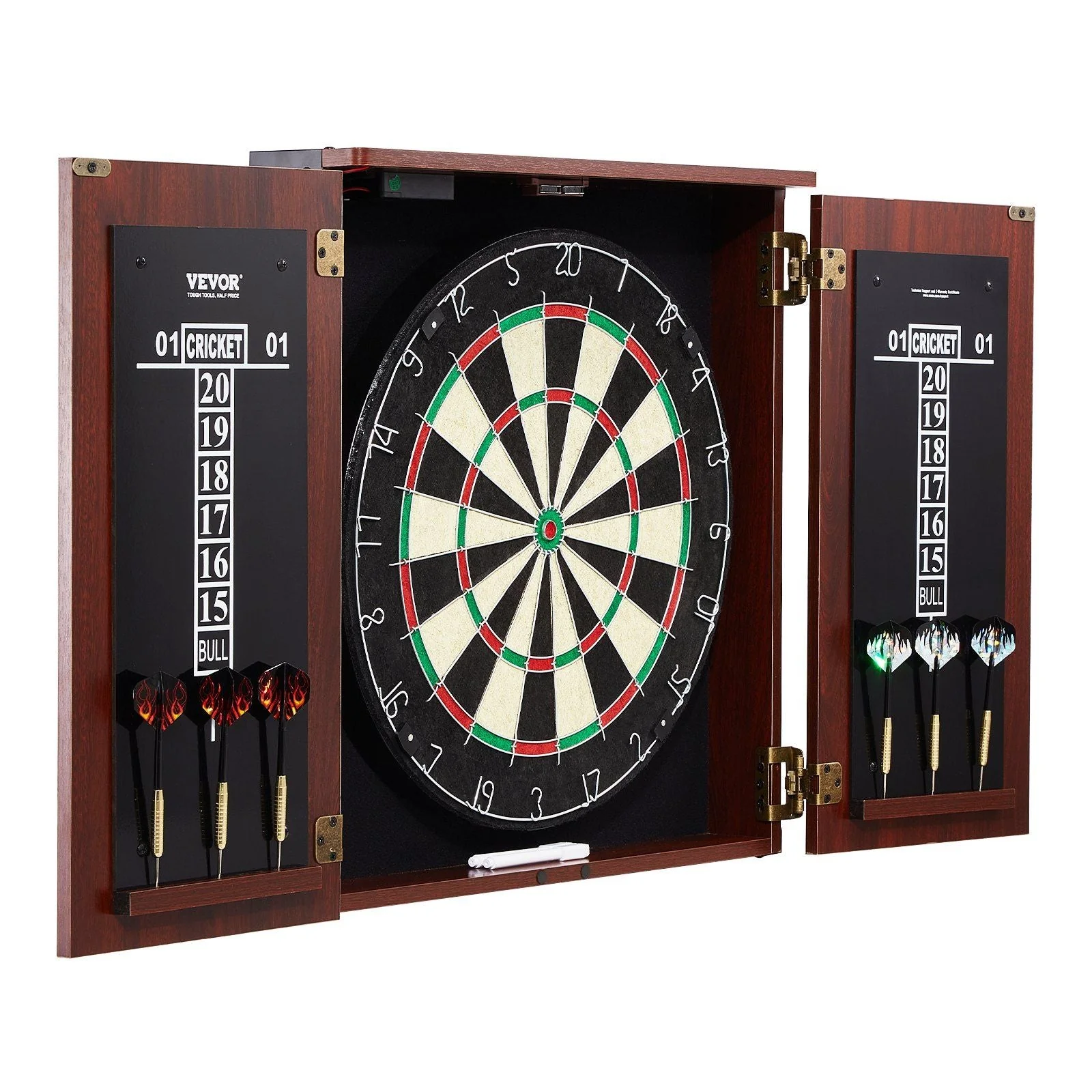 Official Size Dartboard & Cabinet Set - Image 9