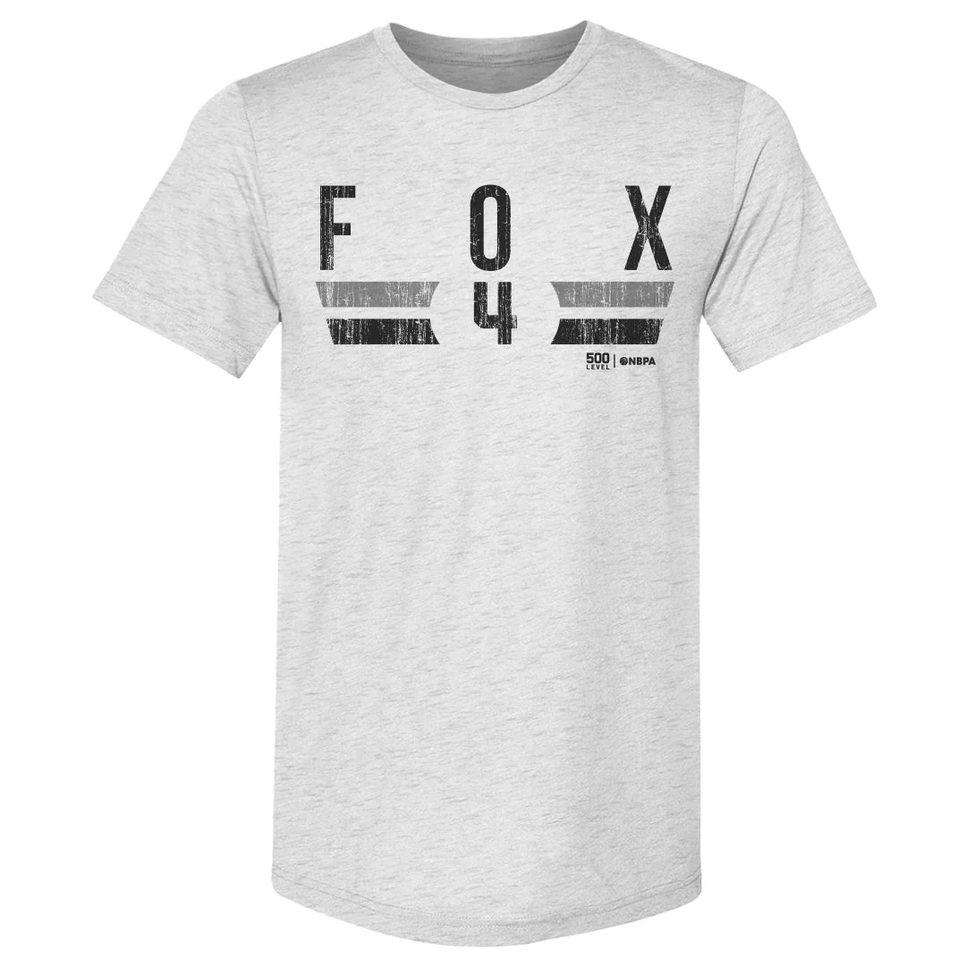 De'Aaron Fox San Antonio Spurs Font Men's T-Shirt - Image 2