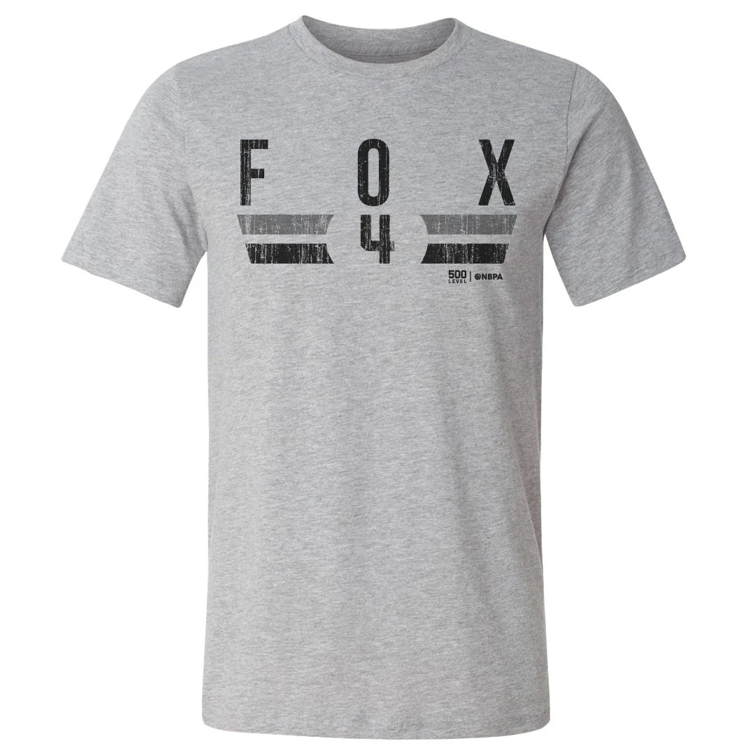 De'Aaron Fox San Antonio Spurs Font Men's T-Shirt