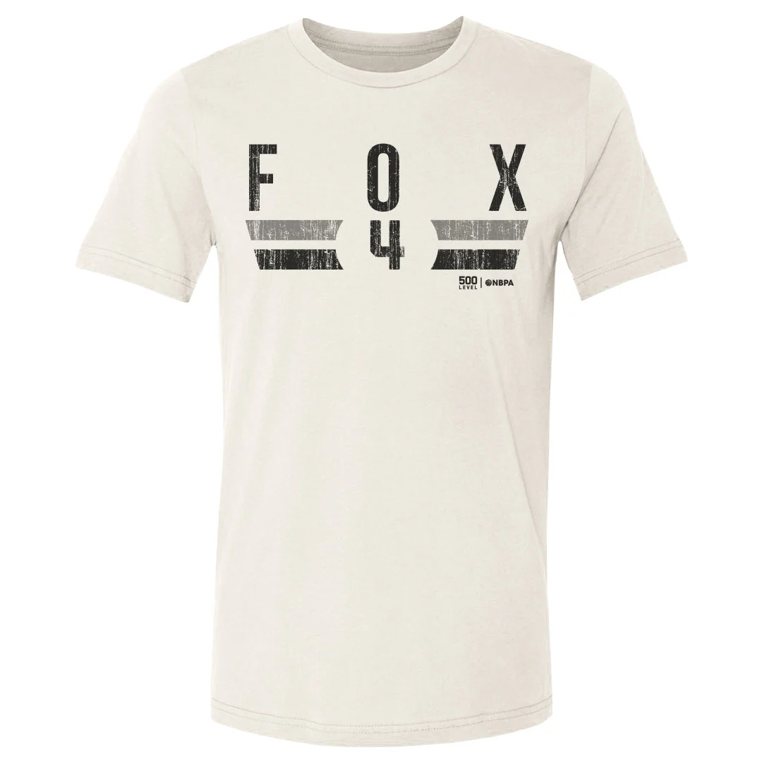 De'Aaron Fox San Antonio Spurs Font Men's T-Shirt - Image 2