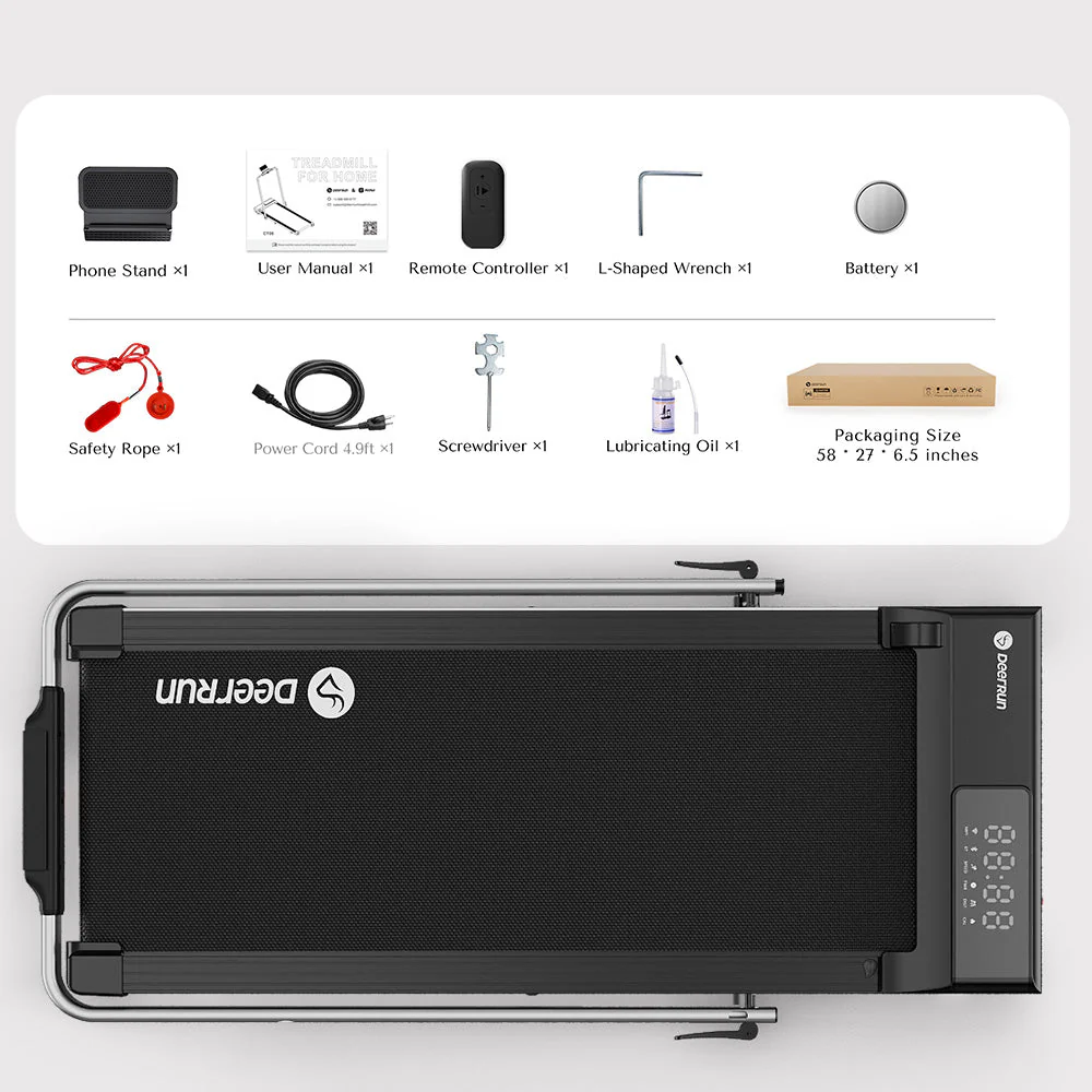 DeerRun® A5 Pro Smart 2-in-1 Folding Treadmill - Image 20