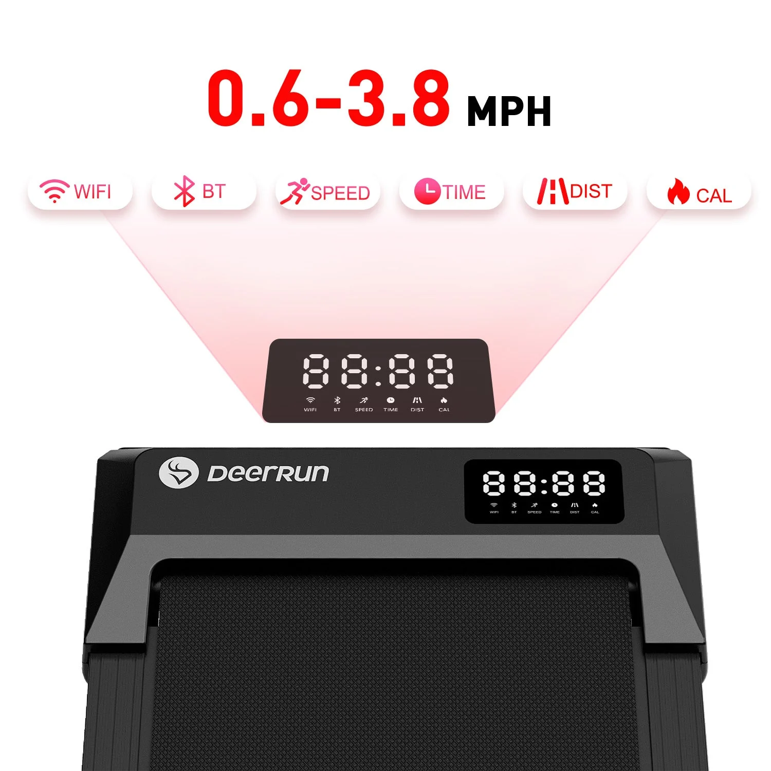 DeerRun Q1 Urban Mini Under-Desk Treadmill with Remote Control - Image 18