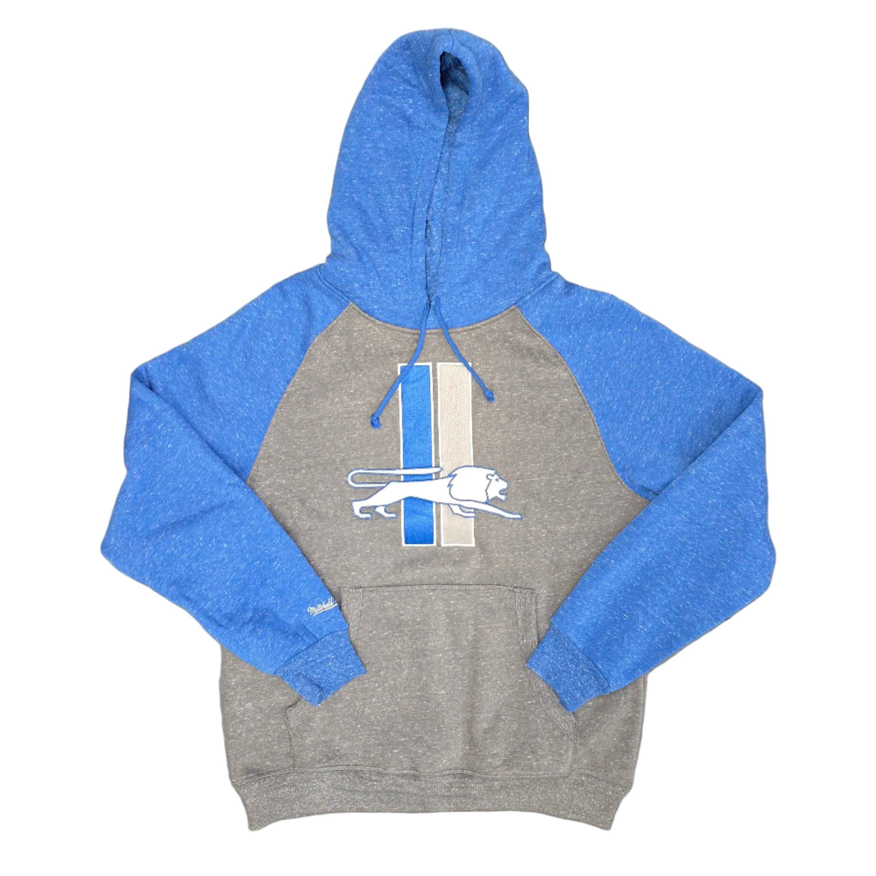 Detroit Lions Mitchell & Ness Vintage Logo Fleece Hoodie