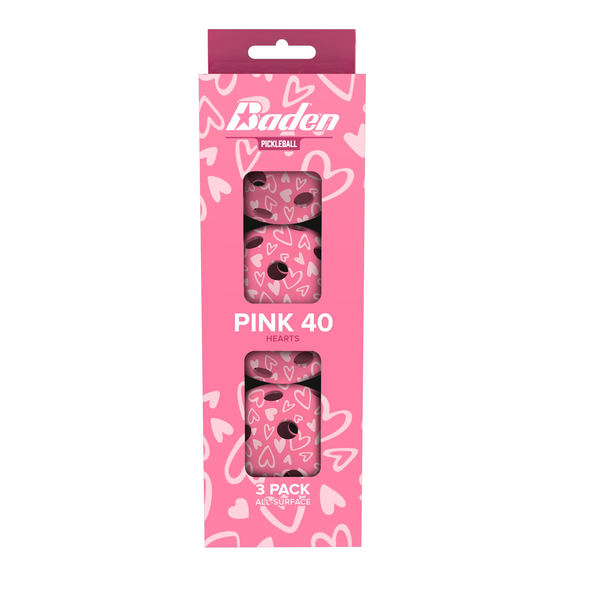 Dink Pink 40 Pickleball (3-Pack)
