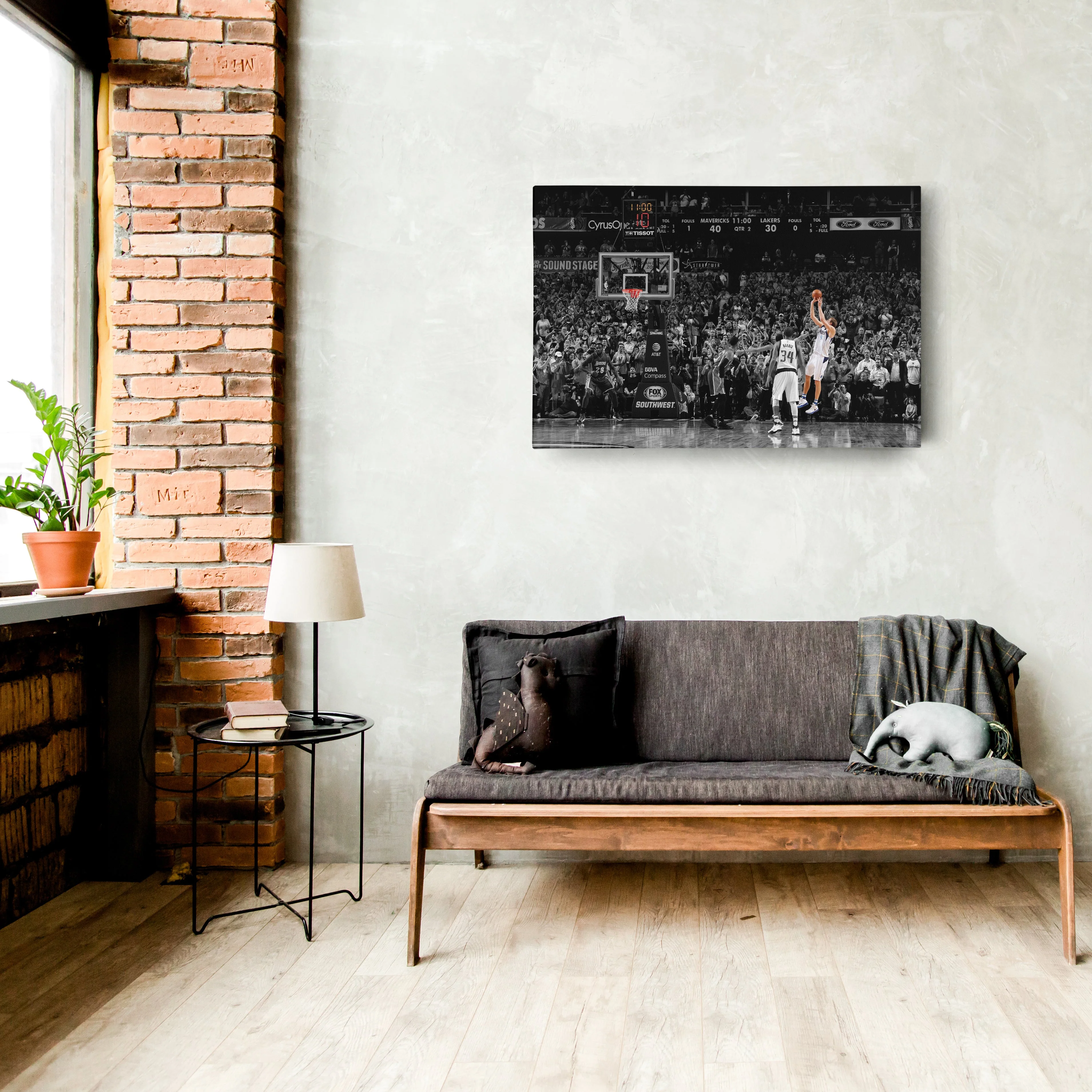 Dirk Nowitzki 30K Points Canvas – NBA Wall Art for Room Decor - Image 2