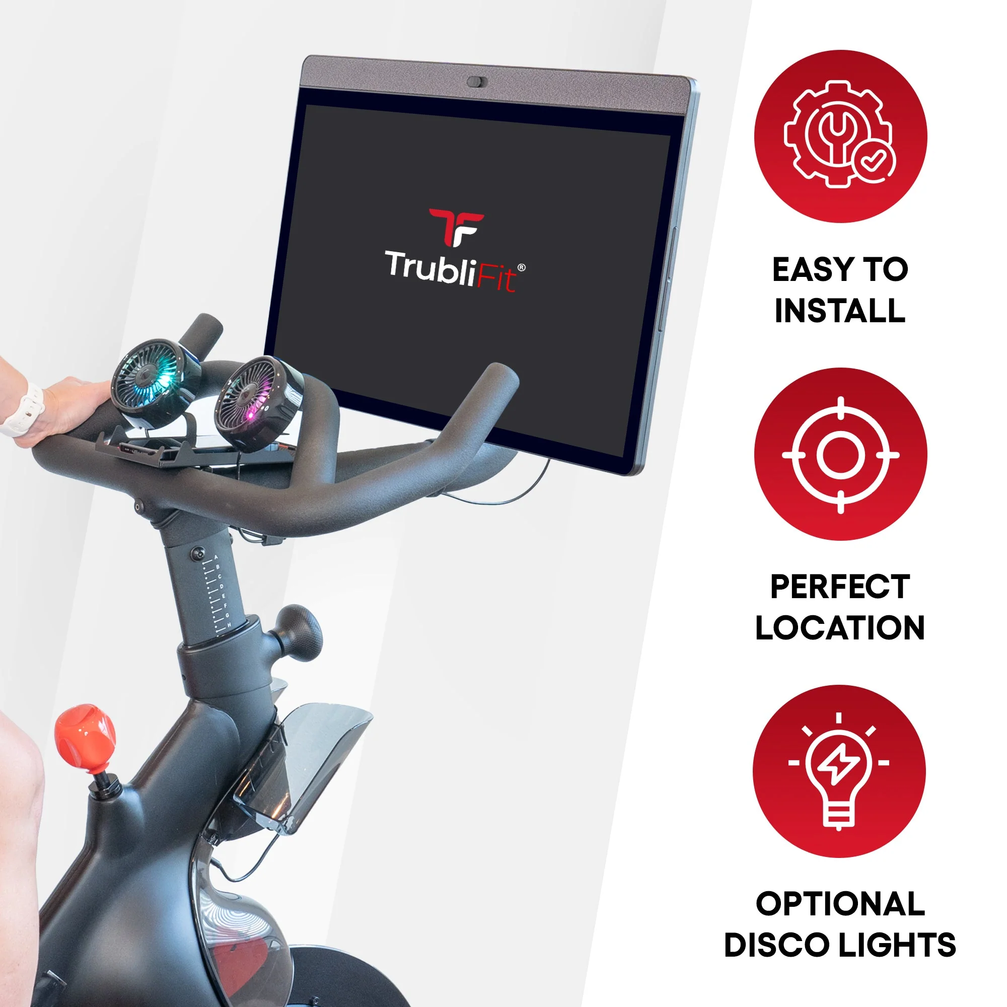 Dual Fans with Phone Tray for the Peloton Bikes - Image 6
