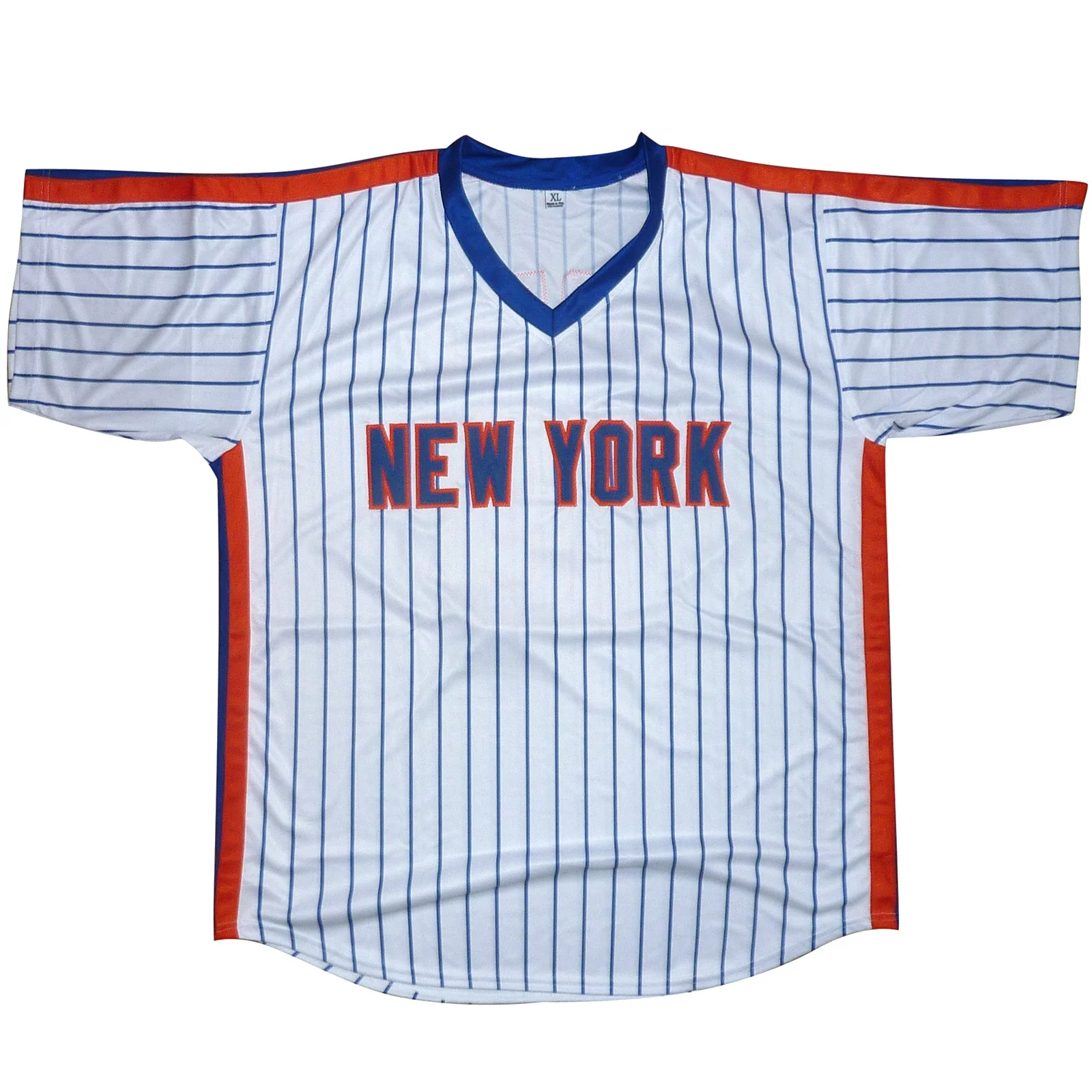 Autographed Dwight Gooden New York Mets (Pinstripe #16) Custom Jersey - Image 3