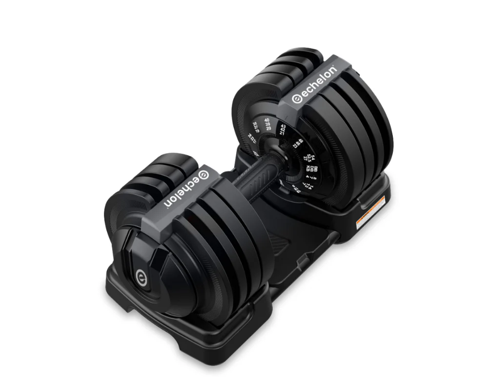 Echelon Strength Adjustable Dumbbells 752 with Stand - Image 16