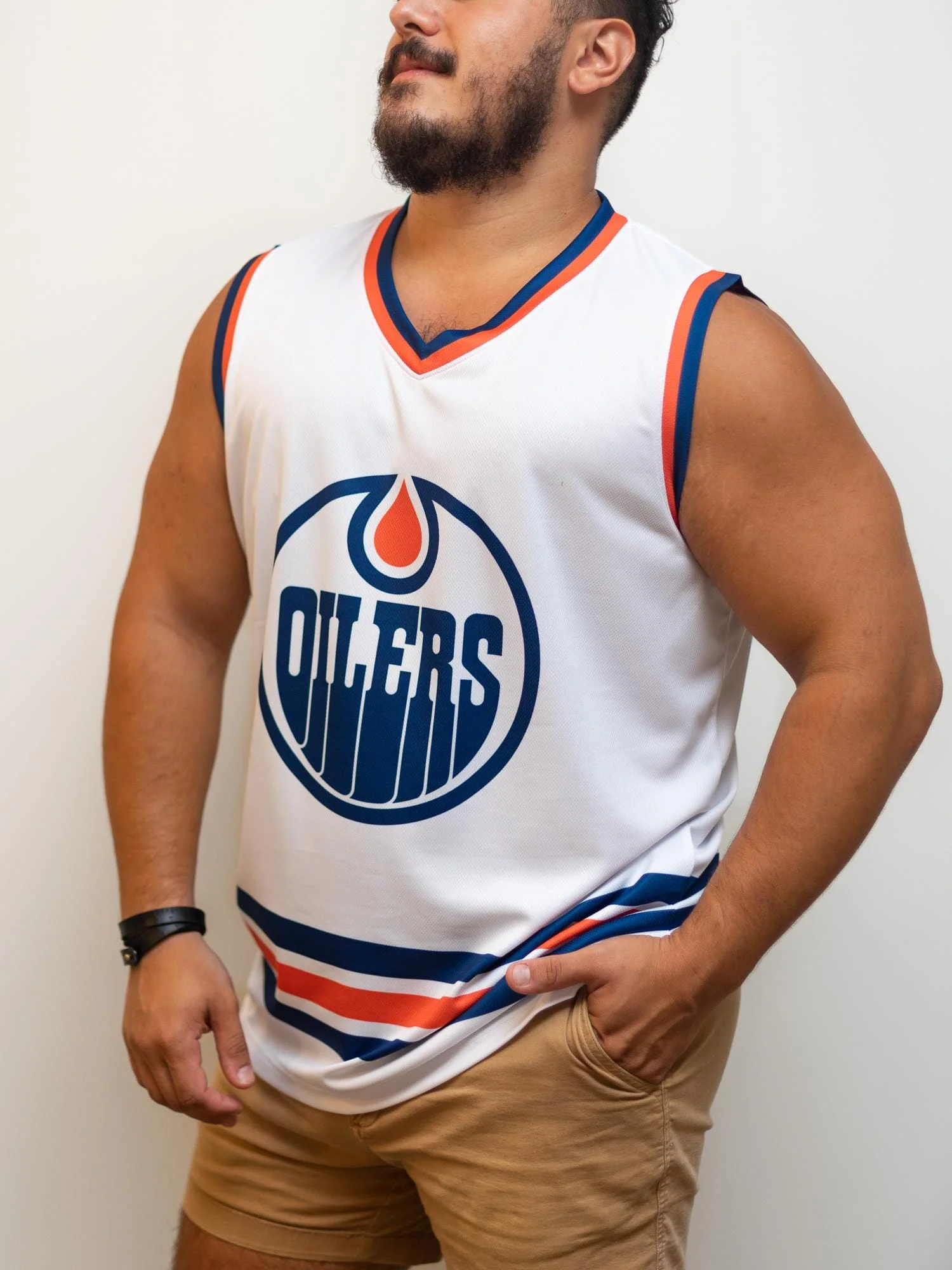 Edmonton Oilers Away Hockey Tank - Image 4