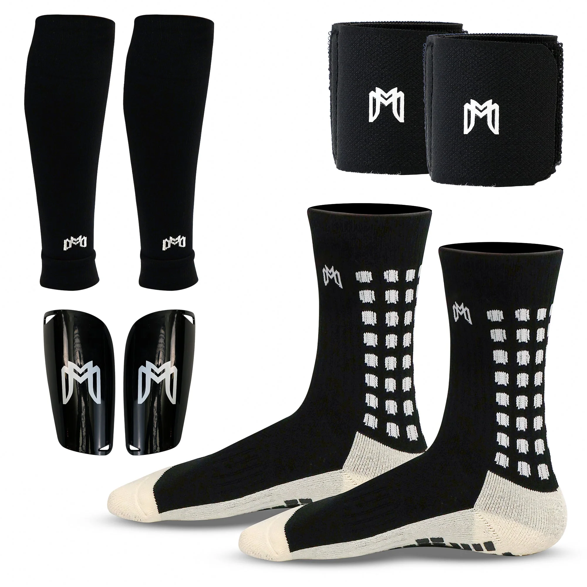 Elite Bundle (Includes Grip Socks, Shin Guards, Pre-Cut Sock Sleeves, and Shin Guard Straps) - Image 3
