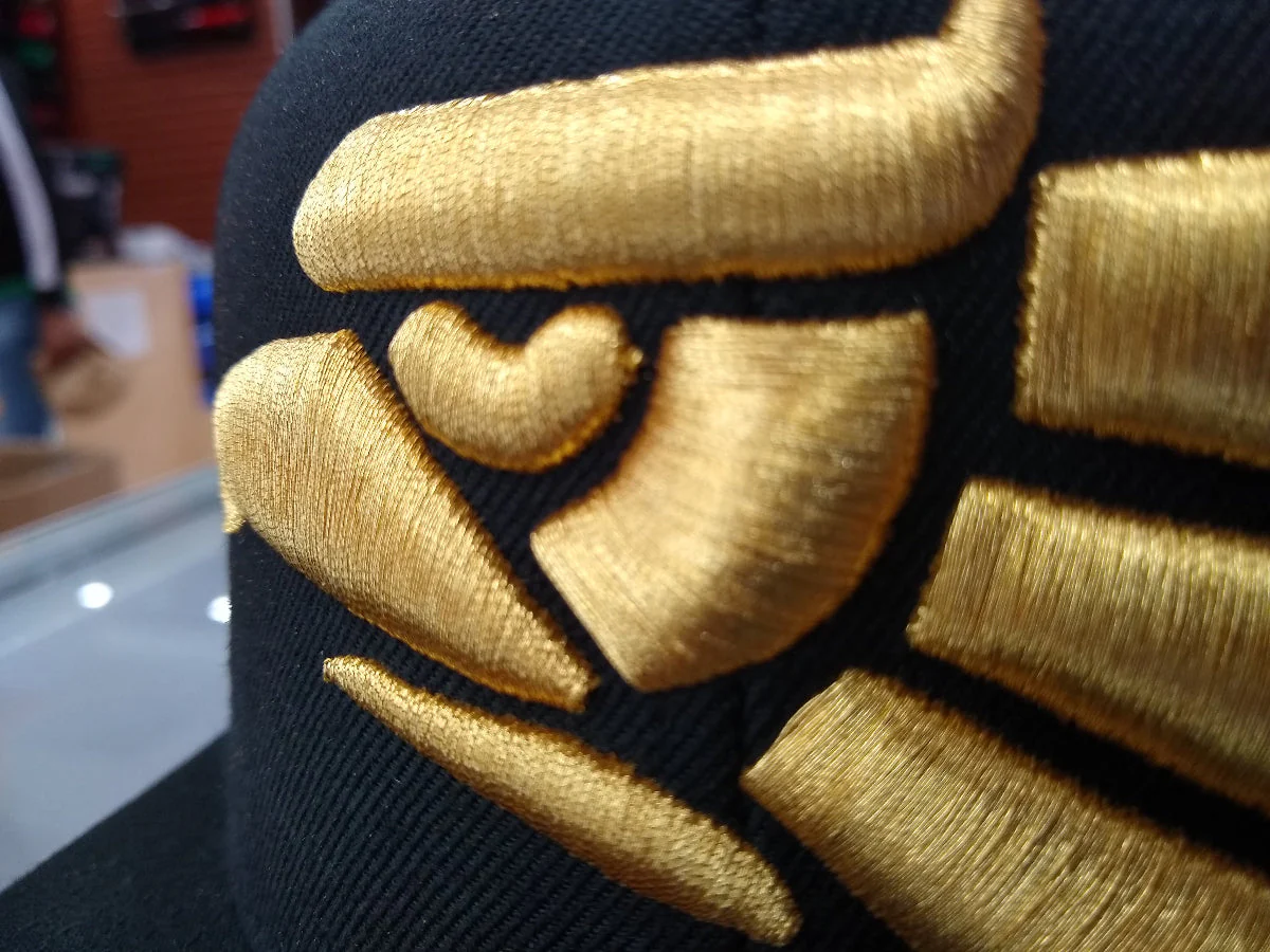 Embroidered Eagle & Mexico Flag Snapback Hat - Image 8