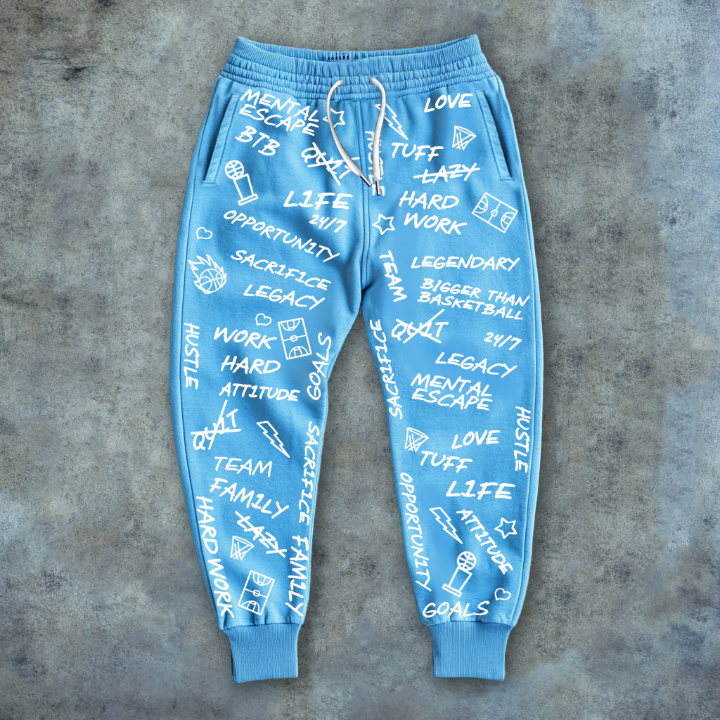 Emotions Carolina Blue Joggers - Image 2