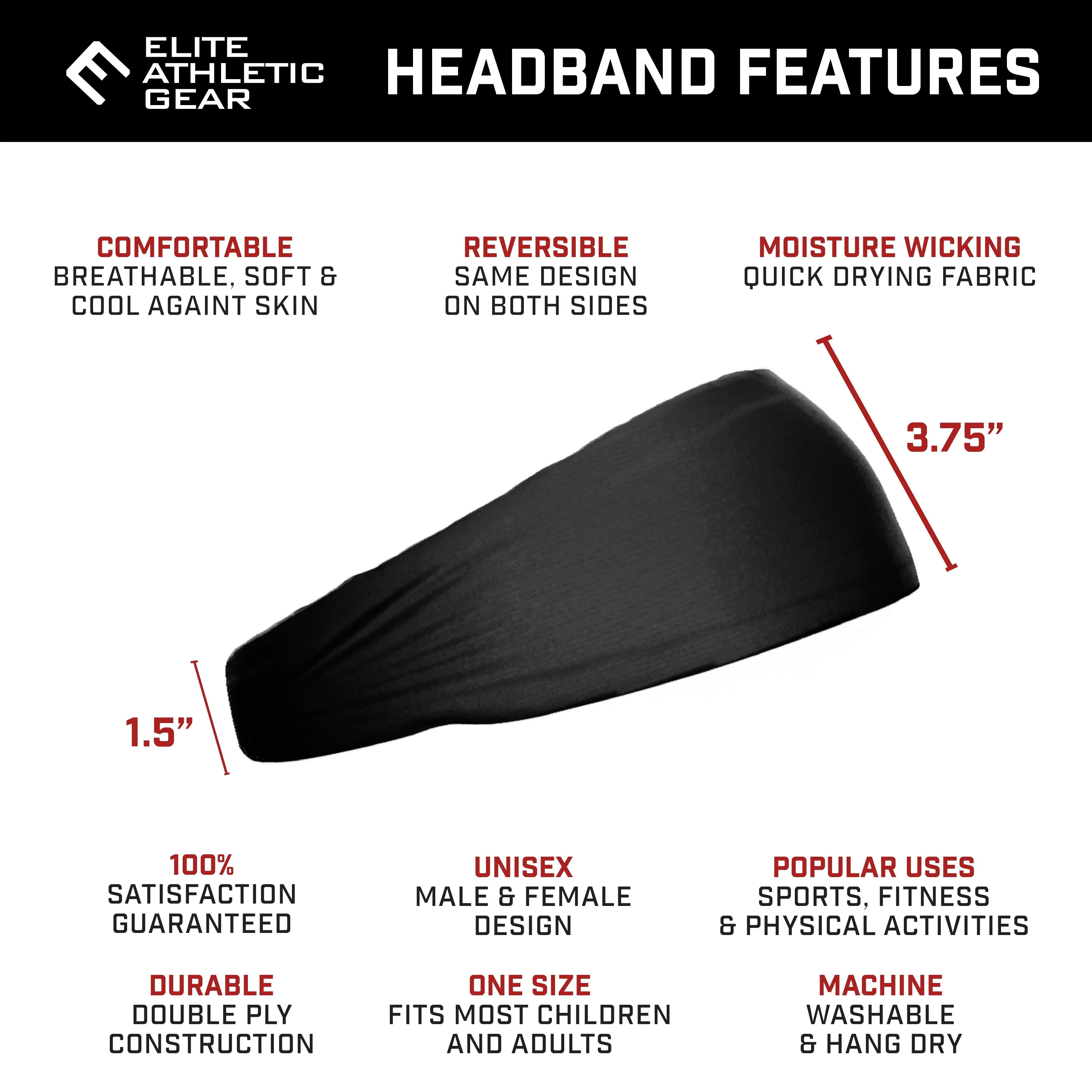 Faith Cross Red Headband - Image 5