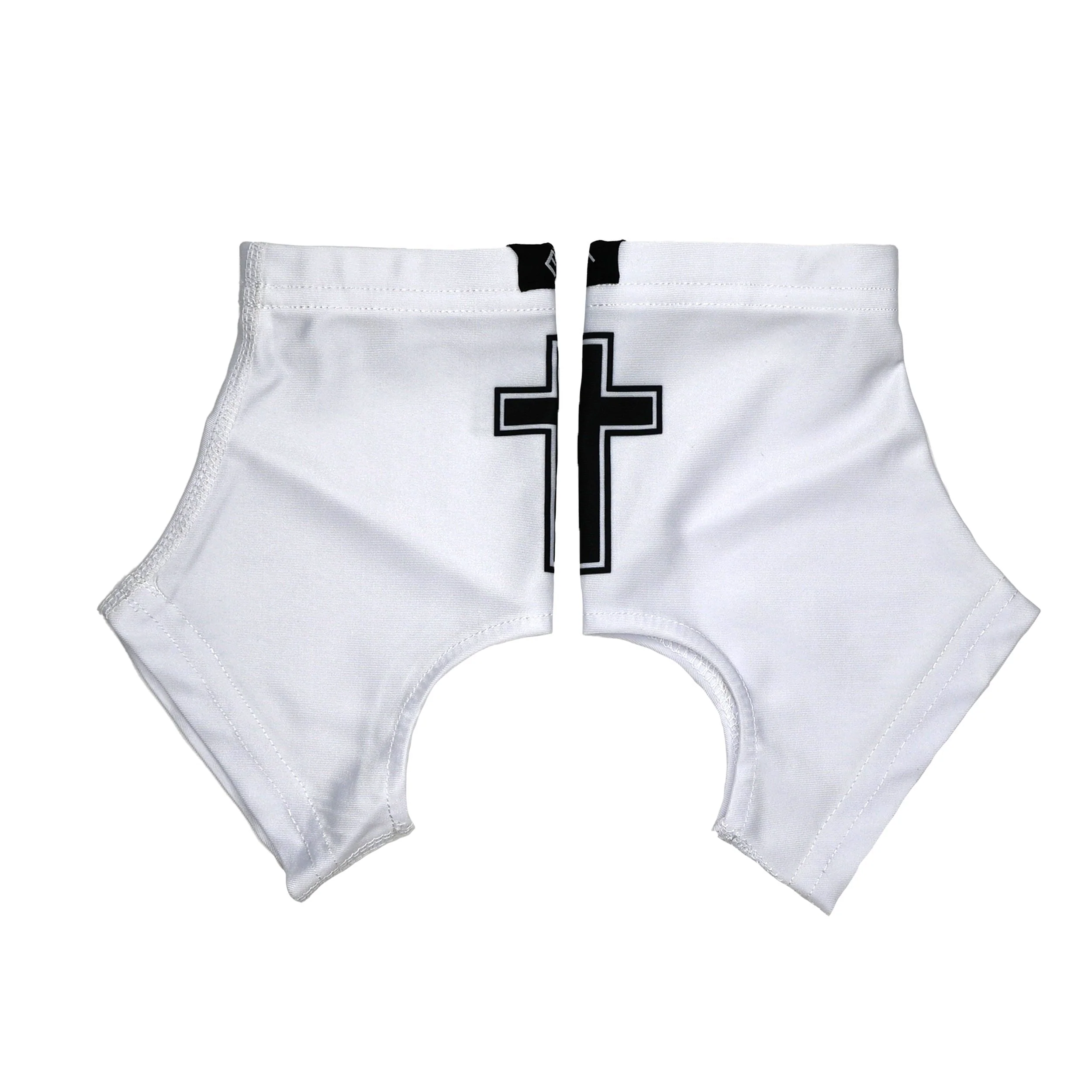Faith Cross White Cleat Covers (Spats) - Image 2