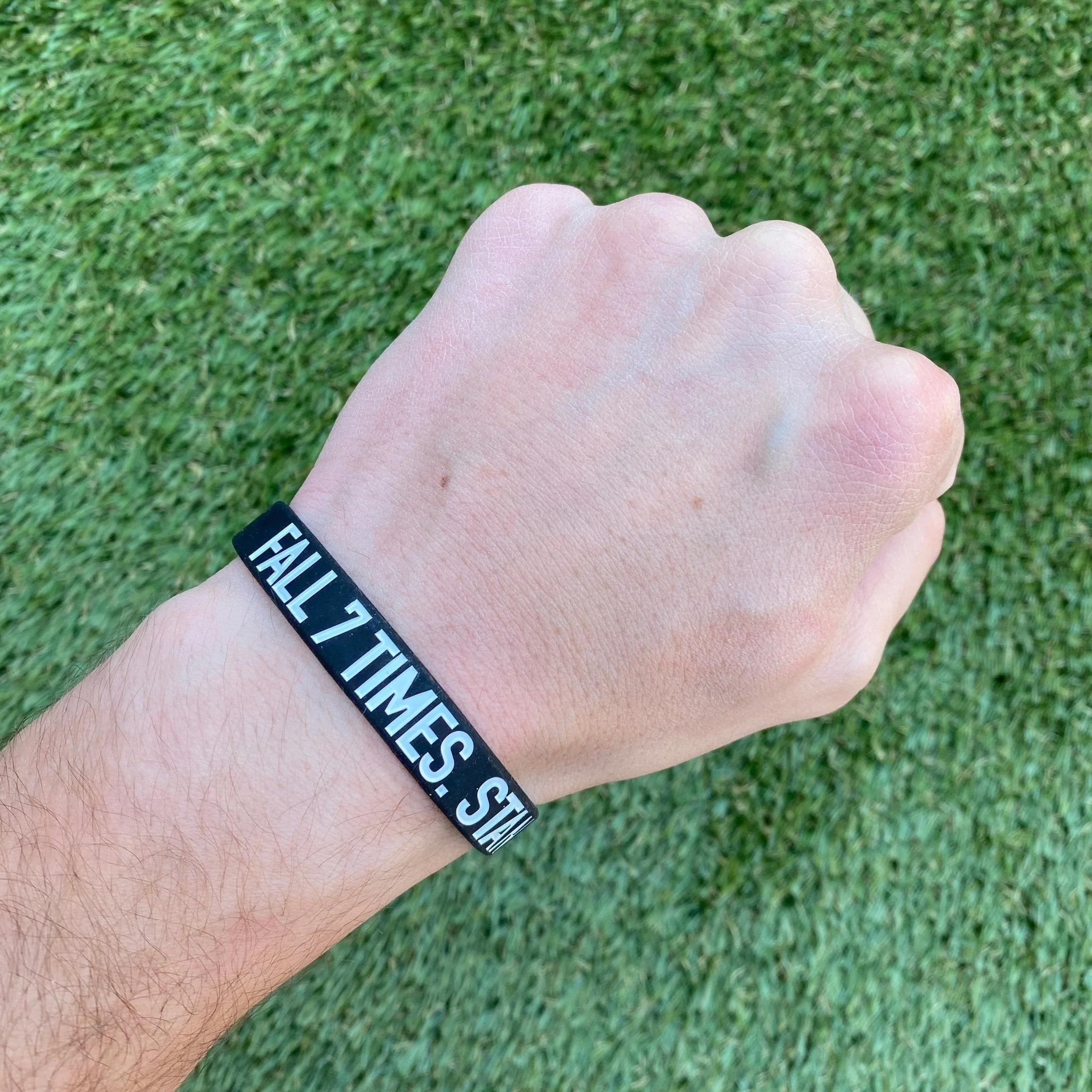 FALL 7 TIMES. STAND UP 8. Wristband - Image 2