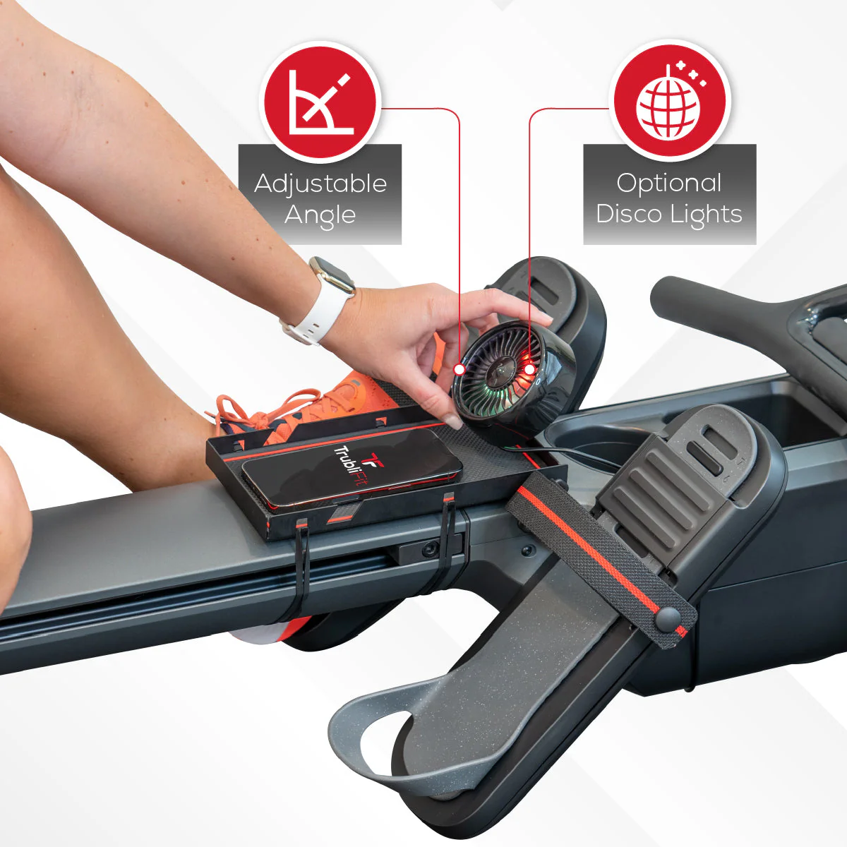 Fan & Tray for Peloton Row - Image 4