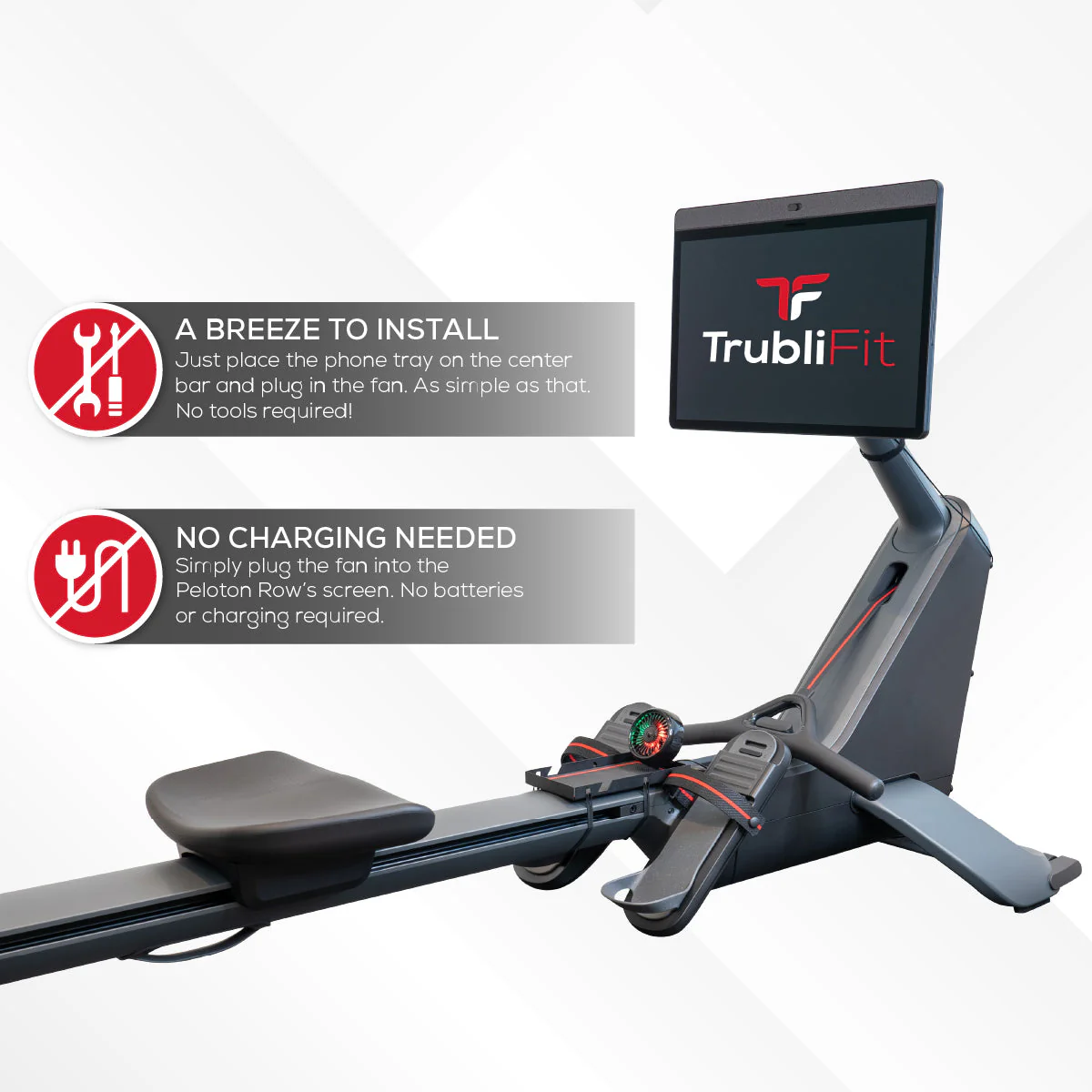 Fan & Tray for Peloton Row - Image 5