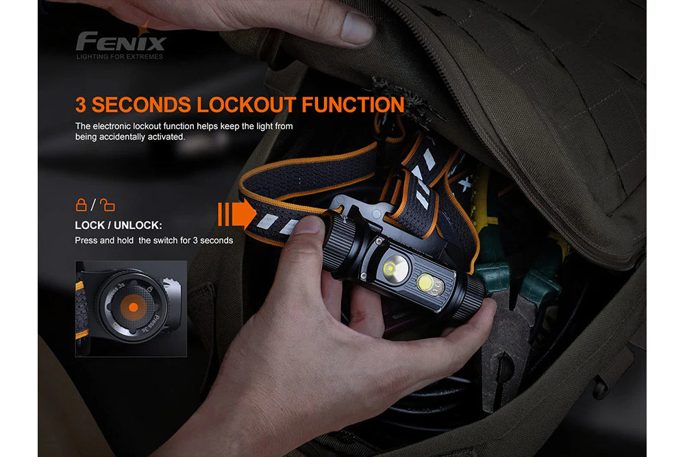 Fenix HM70R Rechargeable LED Headlamp - 1600 Lumens - Image 10