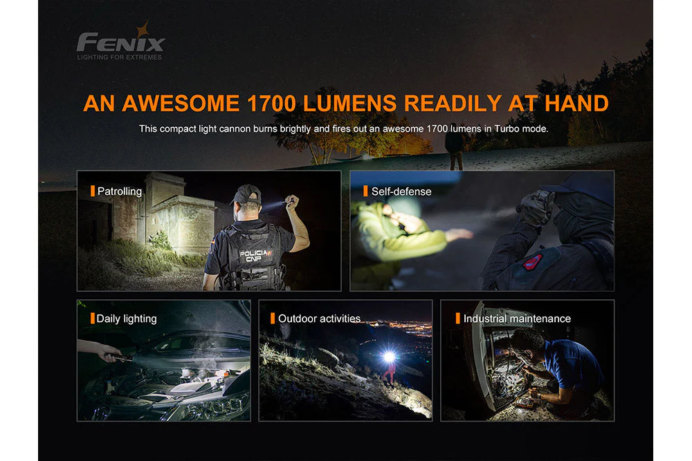 Fenix PD35 V3.0 Everyday Carry Flashlight - 1700 Lumens - Image 6