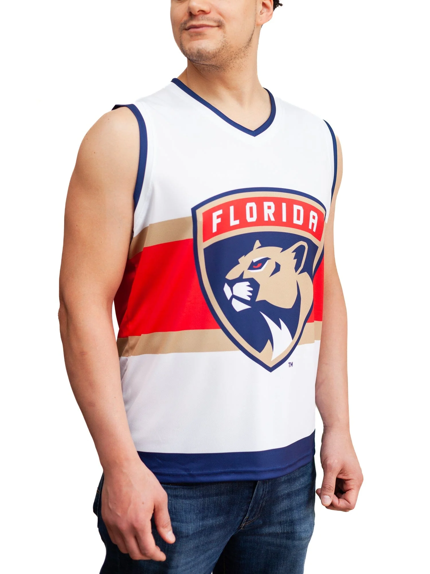 Florida Panthers Away Hockey Tank - Image 4