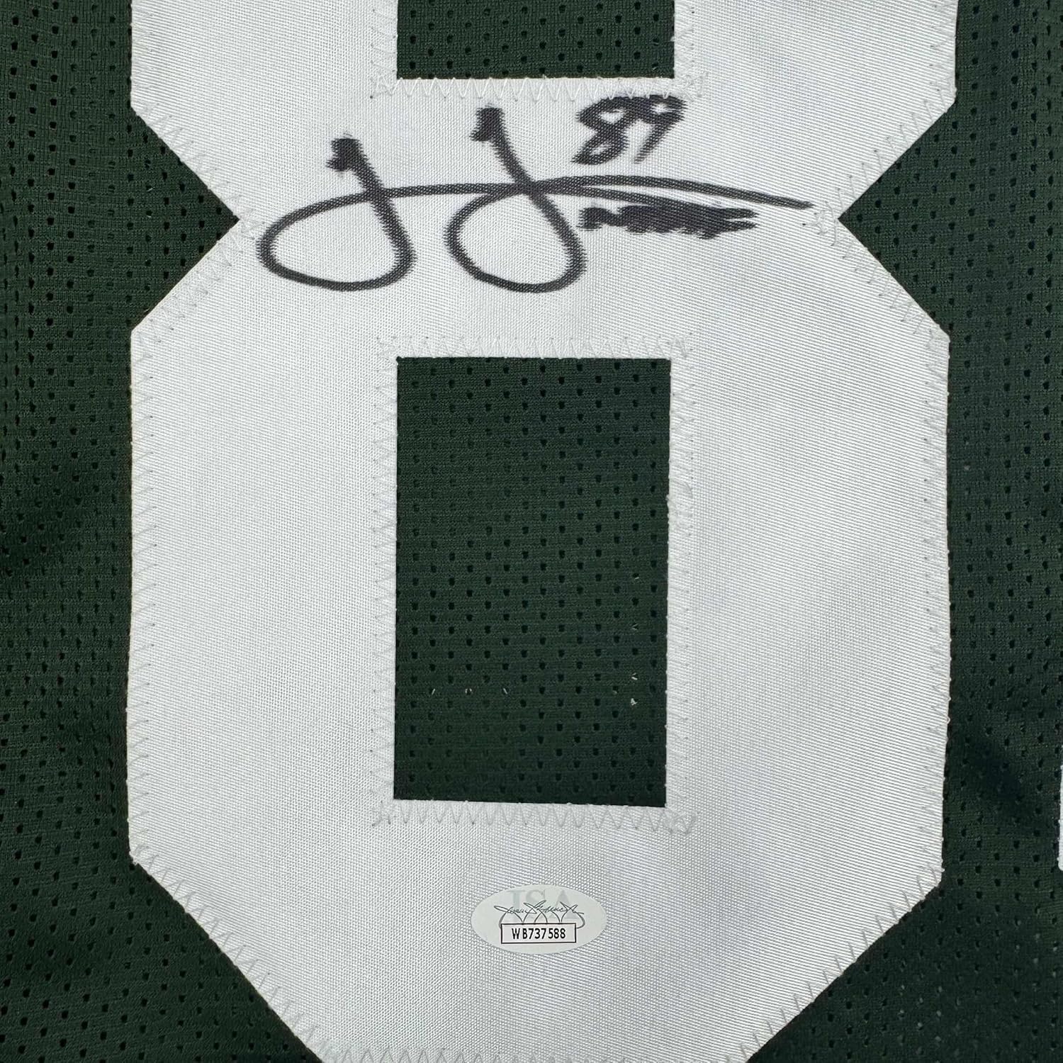 Autographed Green Bay Packers James Jones 35x39 Jersey - Image 2