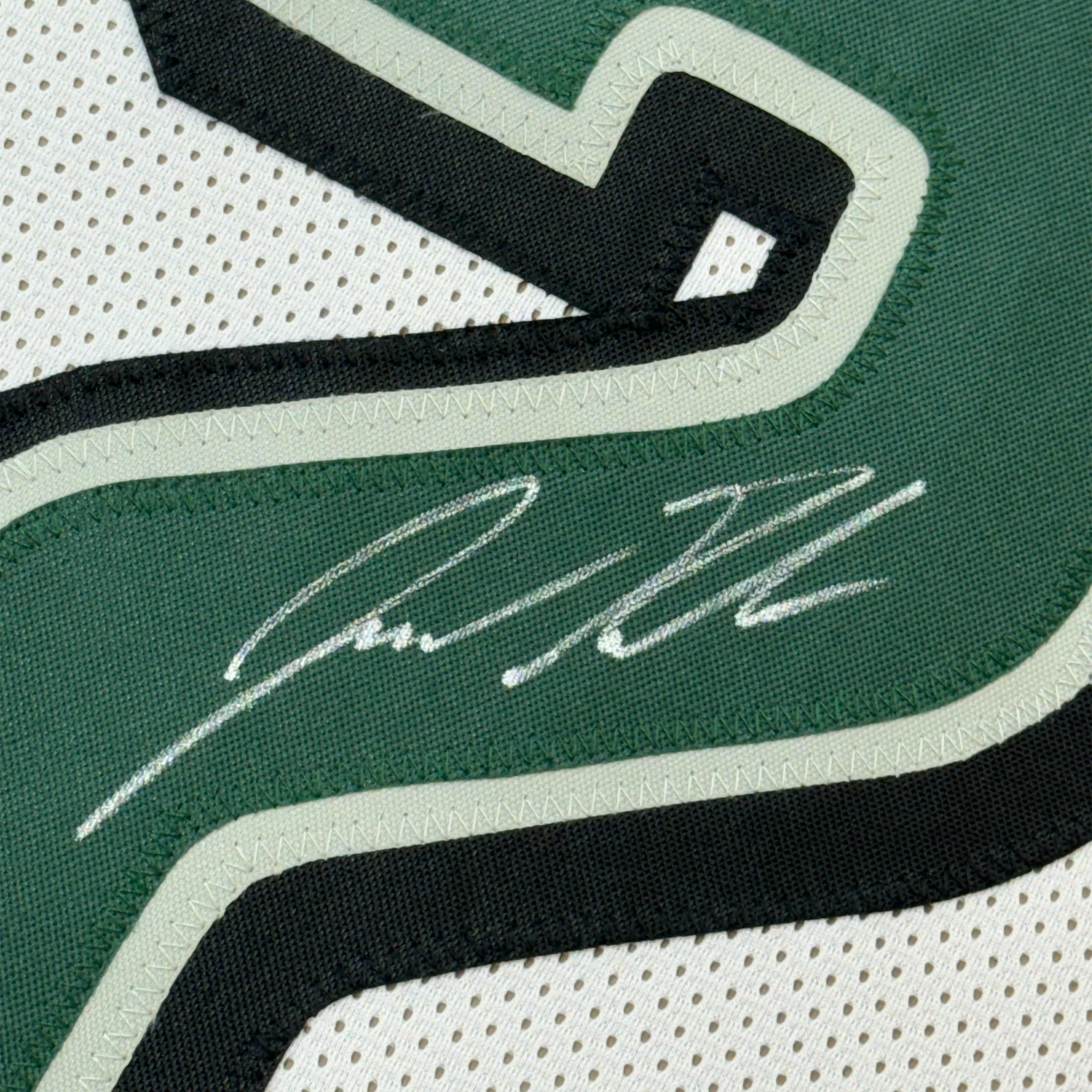 Framed Autographed/Signed Jason Kelce 35x39 Philadelphia White Football Jersey PSA/DNA COA - Image 2