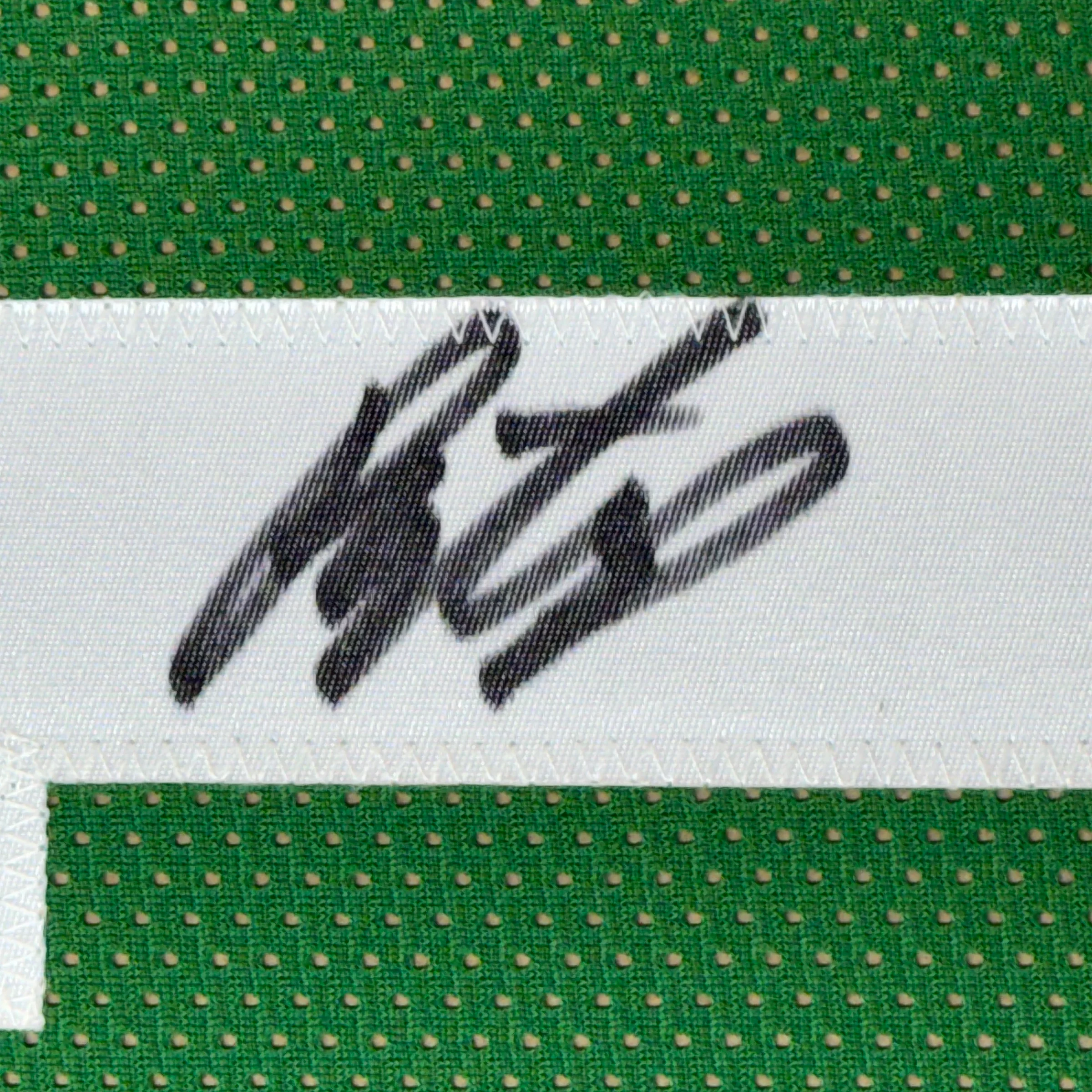 Framed Autographed/Signed Payton Pritchard 35x39 Boston Green Basketball Jersey JSA COA - Image 2
