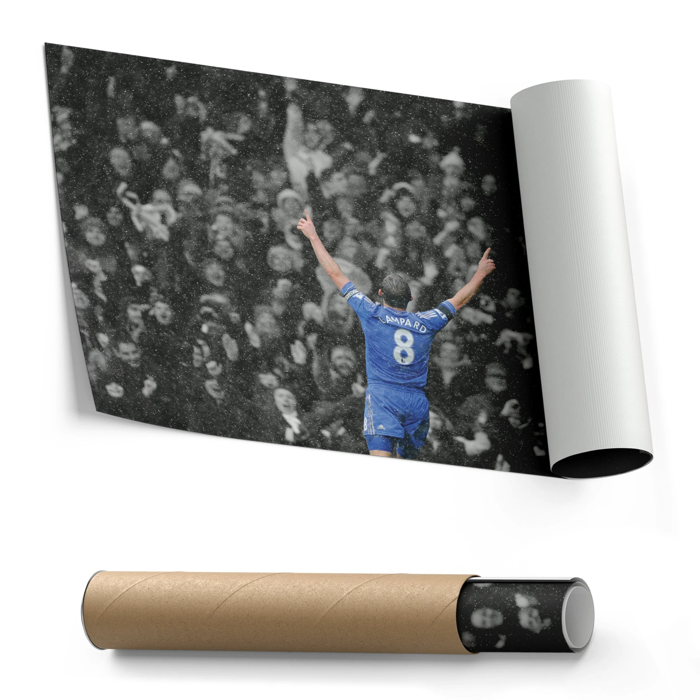 Chelsea FC Soccer Legend Frank Lampard Canvas for Man Cave - Image 3