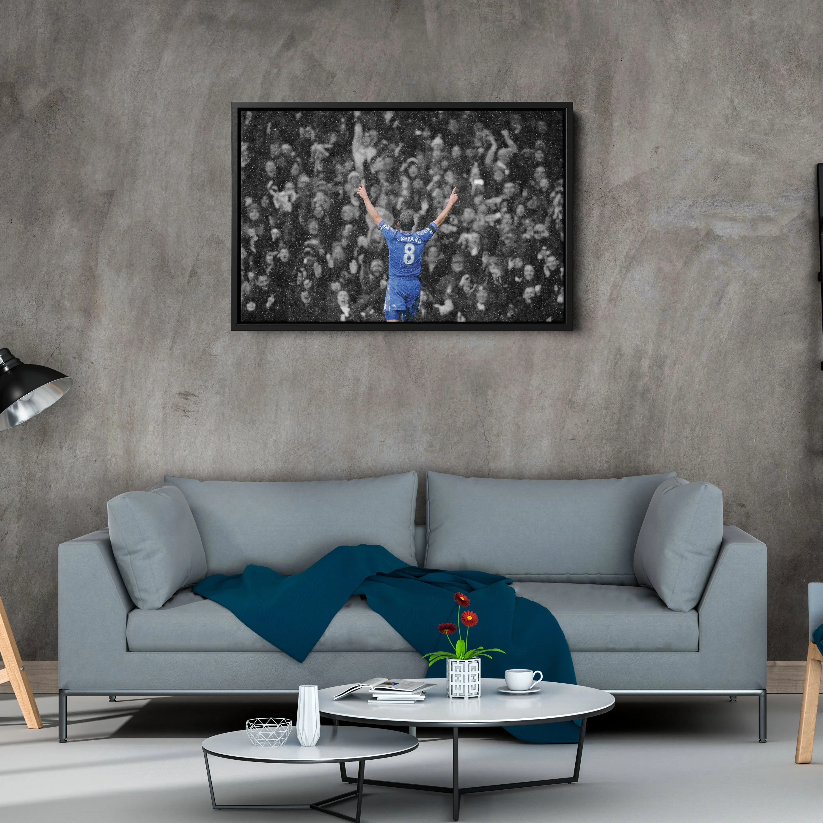 Chelsea FC Soccer Legend Frank Lampard Canvas for Man Cave - Image 6