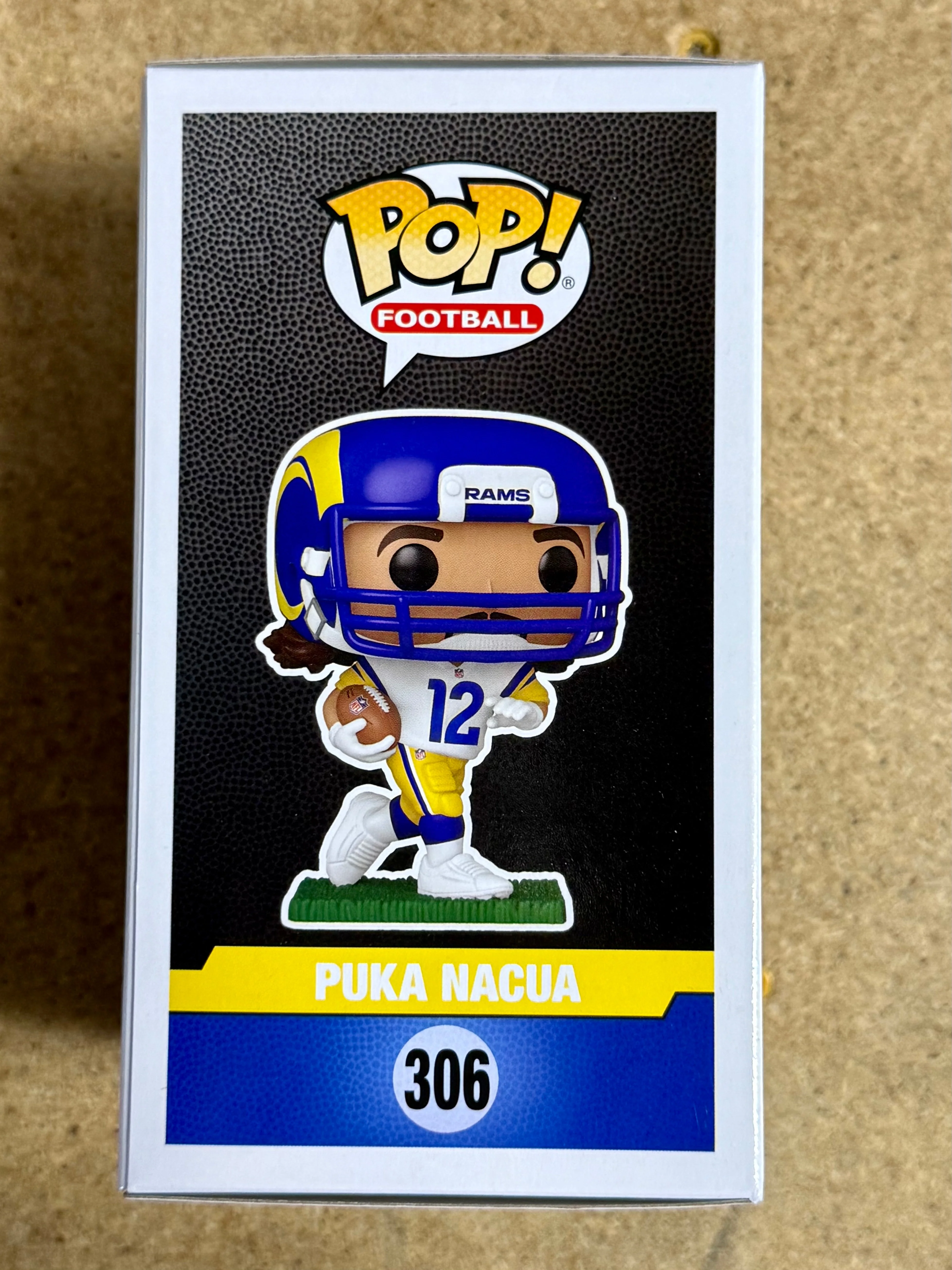 Funko POP! Football Puka Nacua #306 NFL Los Angeles Rams 2025 BYU Washington State - Image 4