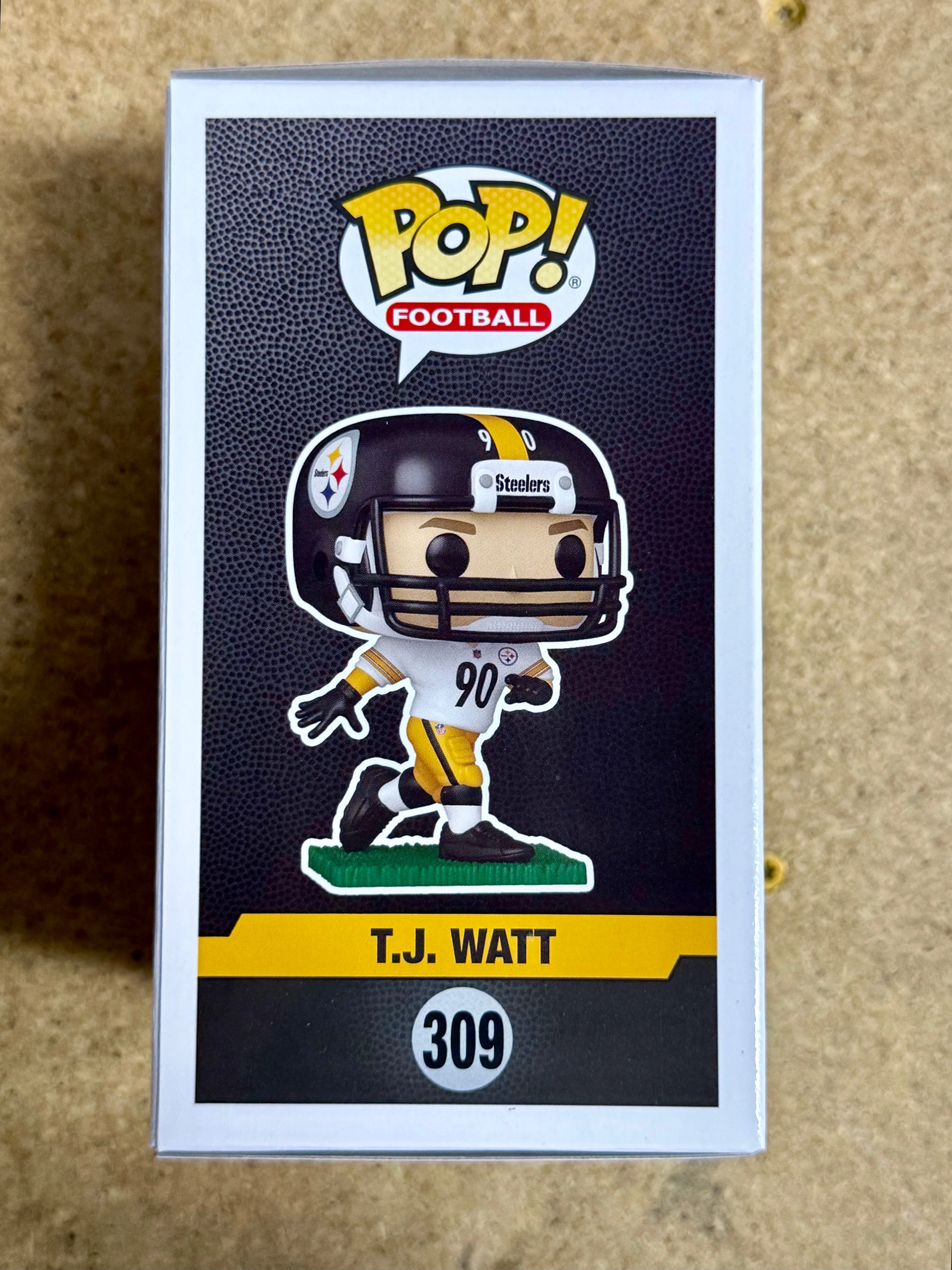 Funko POP! Football TJ Watt #309 NFL Pittsburgh Steelers 2025 DPOY 2021 - Image 4