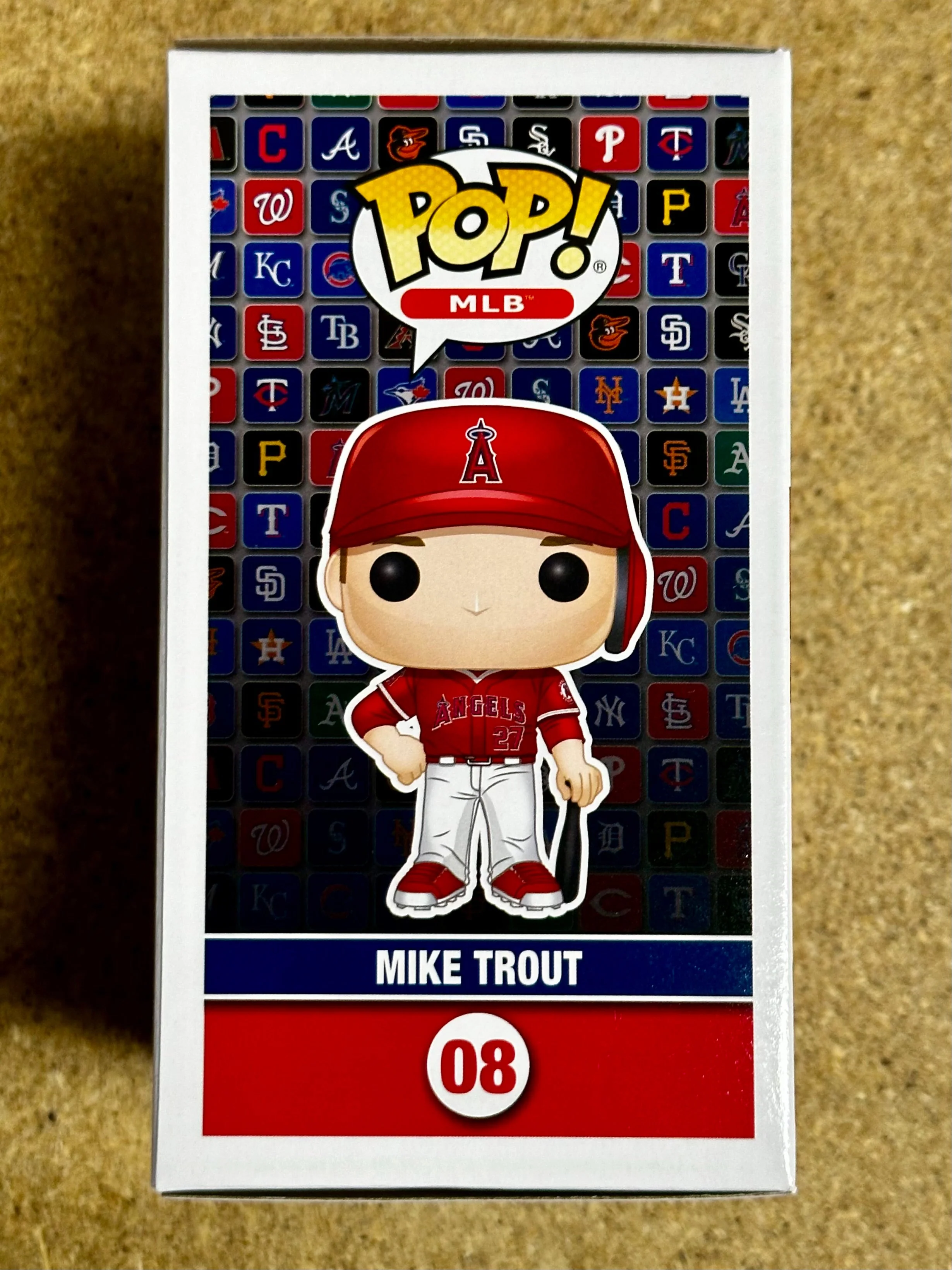 Funko Pop MLB All-Star Mike Trout #08 Los Angeles (LA) Angels Baseball 2024 - Image 4