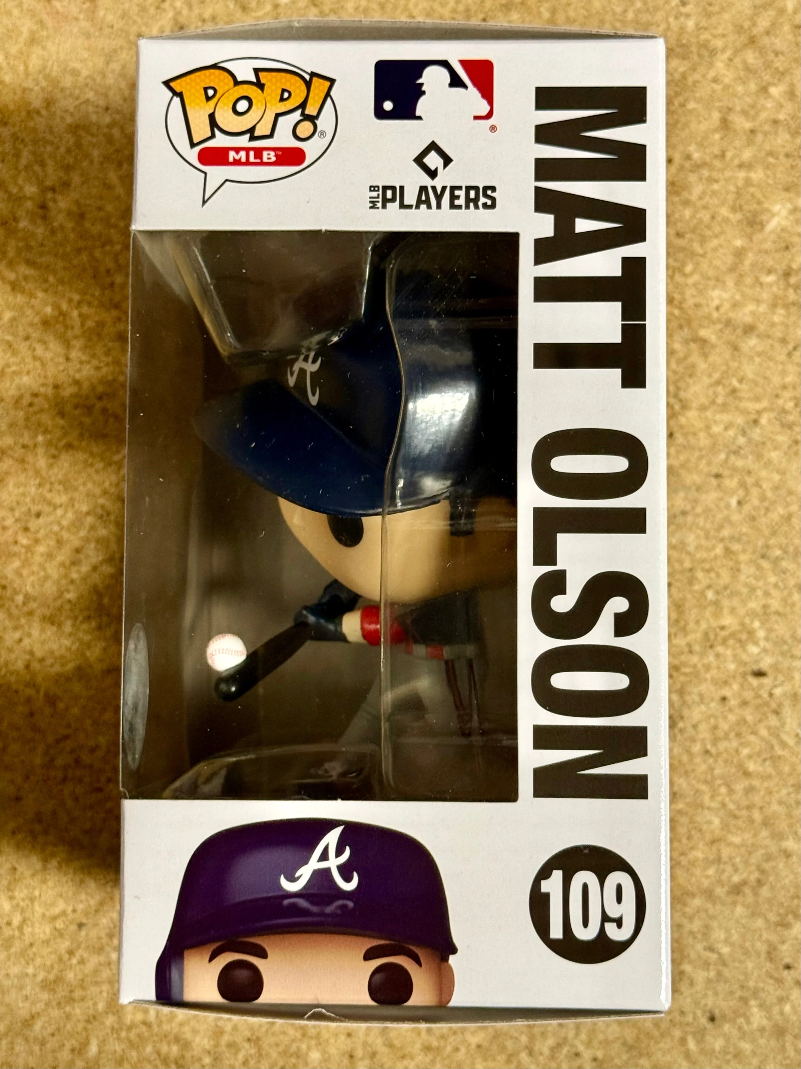 Funko Pop! MLB Matt Olson #109 Atlanta Braves Baseball 2024 First Baseman - Image 2