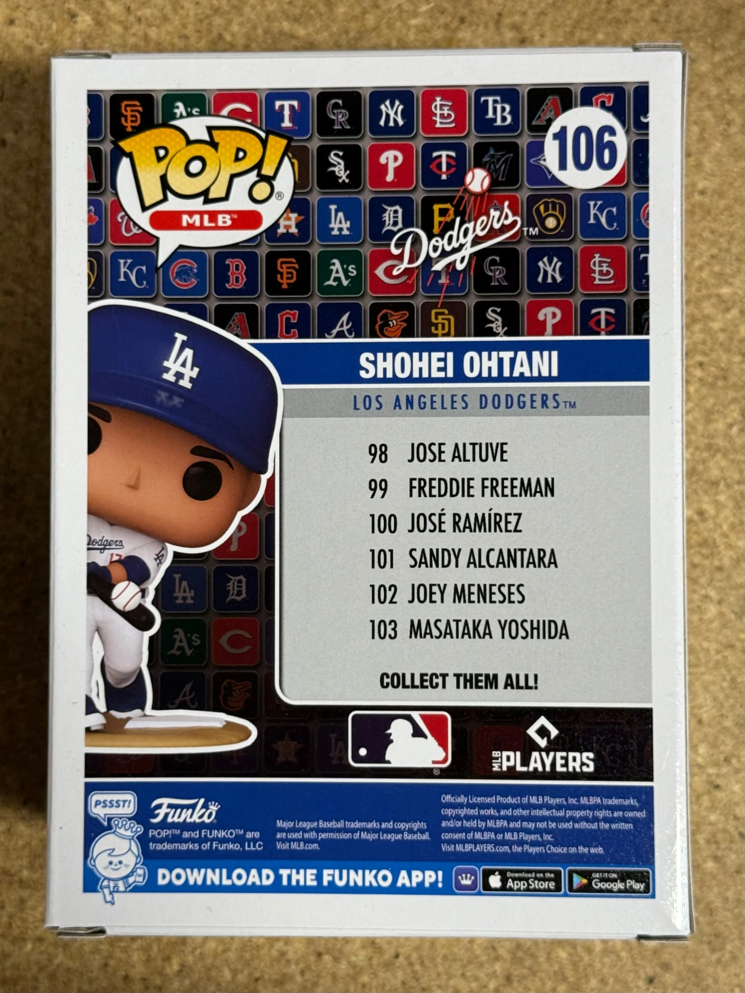 Funko Pop! MLB Shohei Ohtani #106 Los Angeles LA Dodgers Baseball 2024 - Image 3