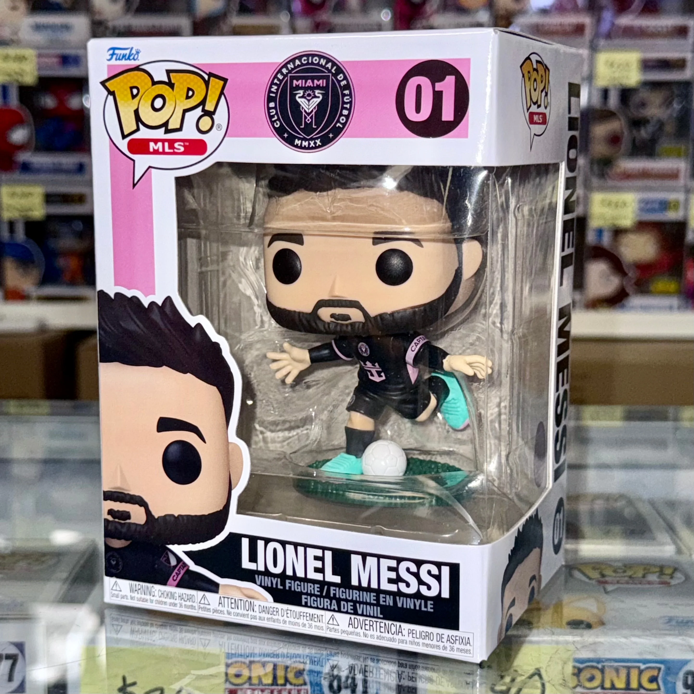 Funko Pop! MLS Lionel Messi (Away) #01 Soccer MLS Inter Miami 2025 - Image 8
