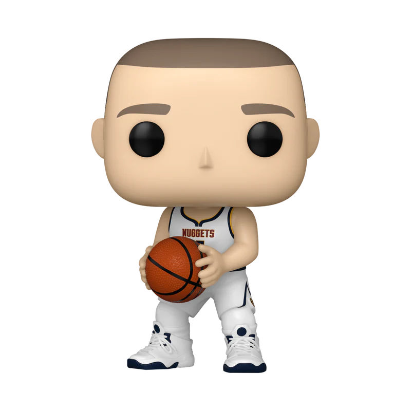 Funko POP! NBA: Denver Nuggets - Nikola Jokić With White Jersey Vinyl Figure - Image 2