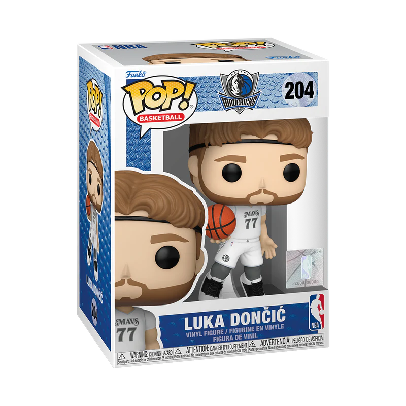 Funko POP! NBA: Mavericks - Luka Dončić (2024 City Edition Uniform) Vinyl Figure