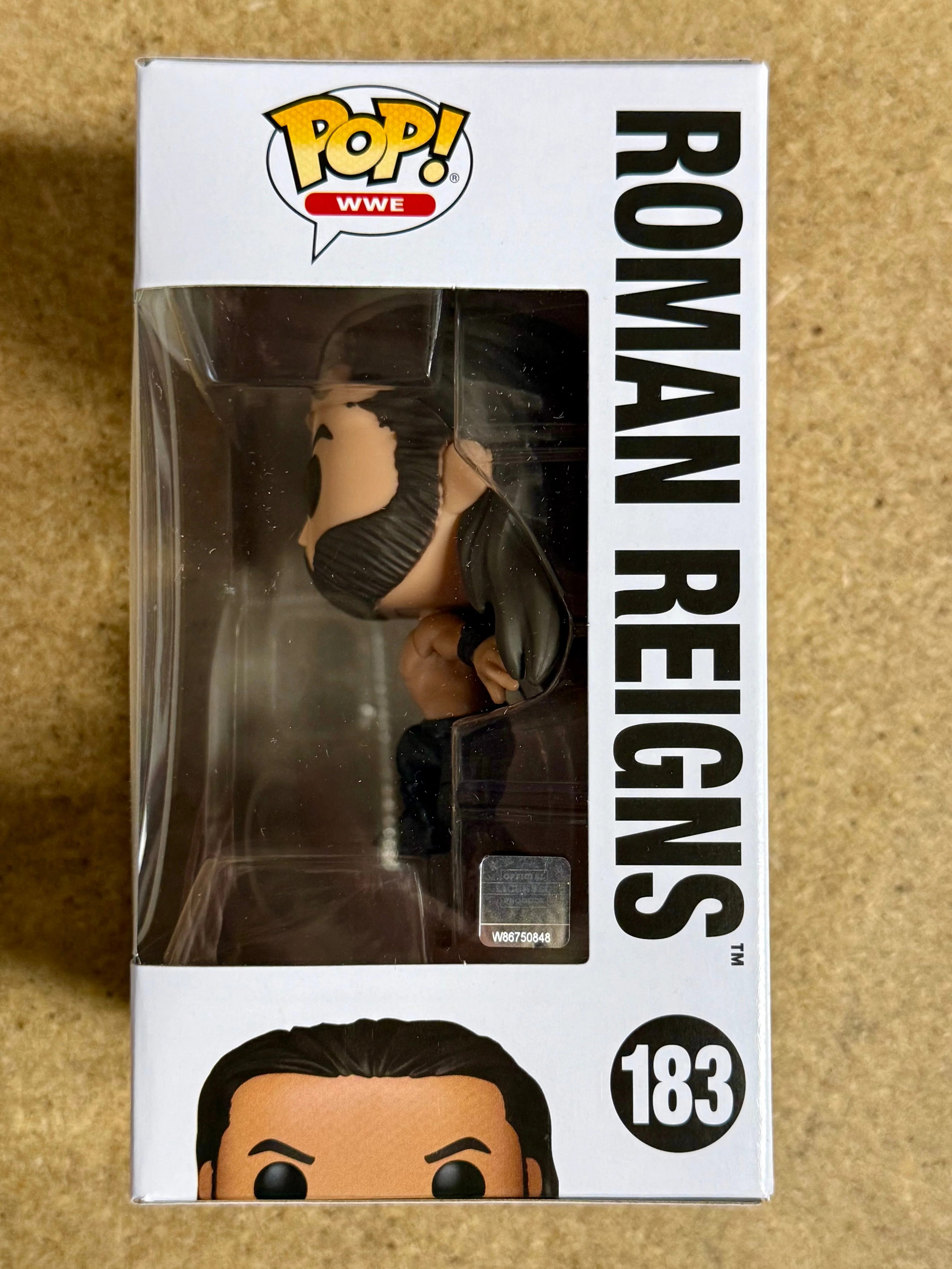 Funko Pop! WWE Roman Reigns (Superman Punch) #183 Wrestler Tribal Chief OTC 2025 - Image 2
