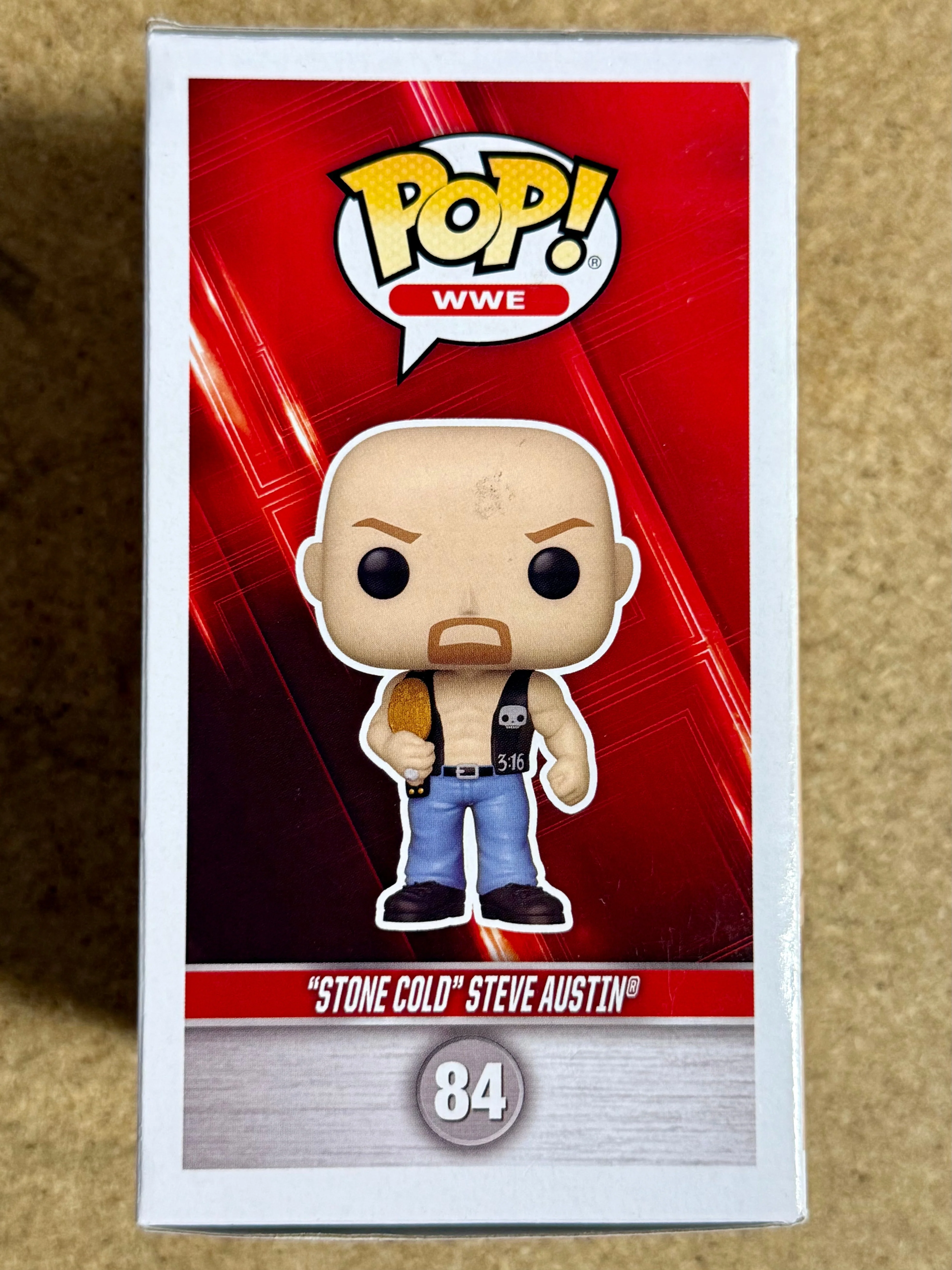 Funko Pop! WWE Stone Cold Steve Austin With Smoking Skull Belt #84 Stunner 2021 - Image 4