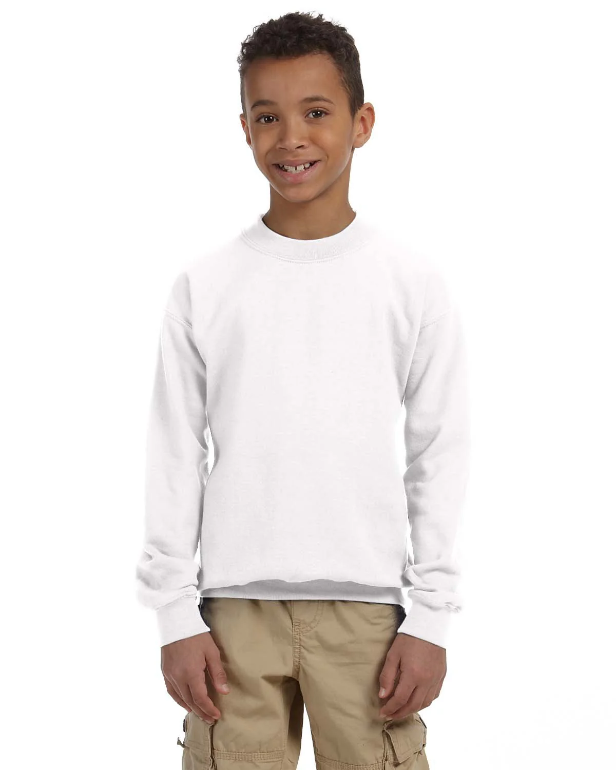 Gildan G180B Youth Heavy Blend 50/50 Fleece Crew - Image 12