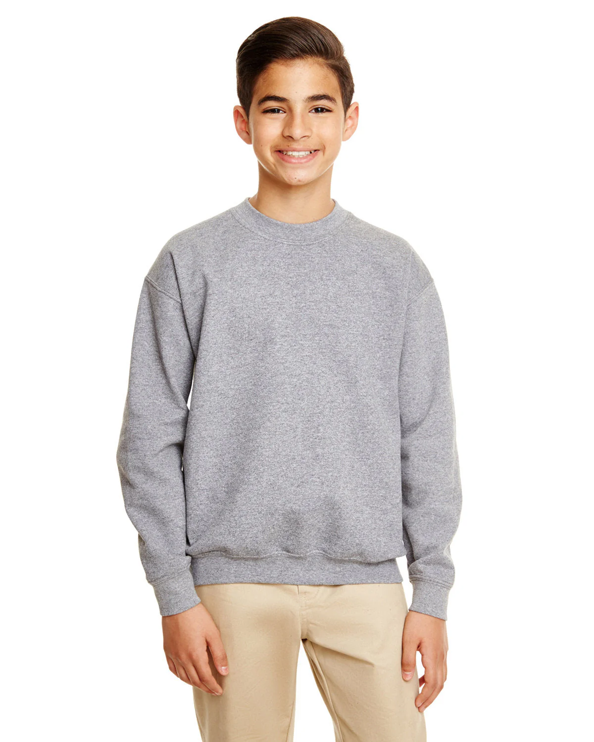 Gildan G180B Youth Heavy Blend 50/50 Fleece Crew - Image 5