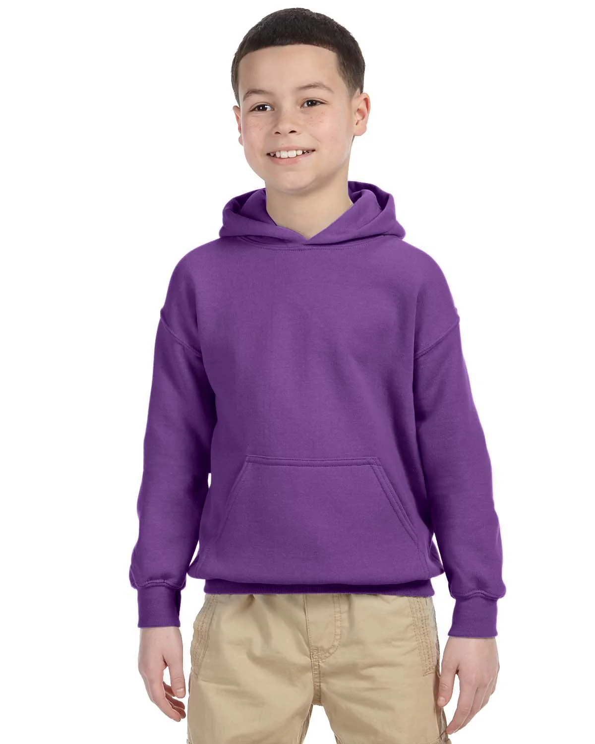 Gildan G185B Youth Heavy Blend 50/50 Hooded Sweatshirt - Image 16