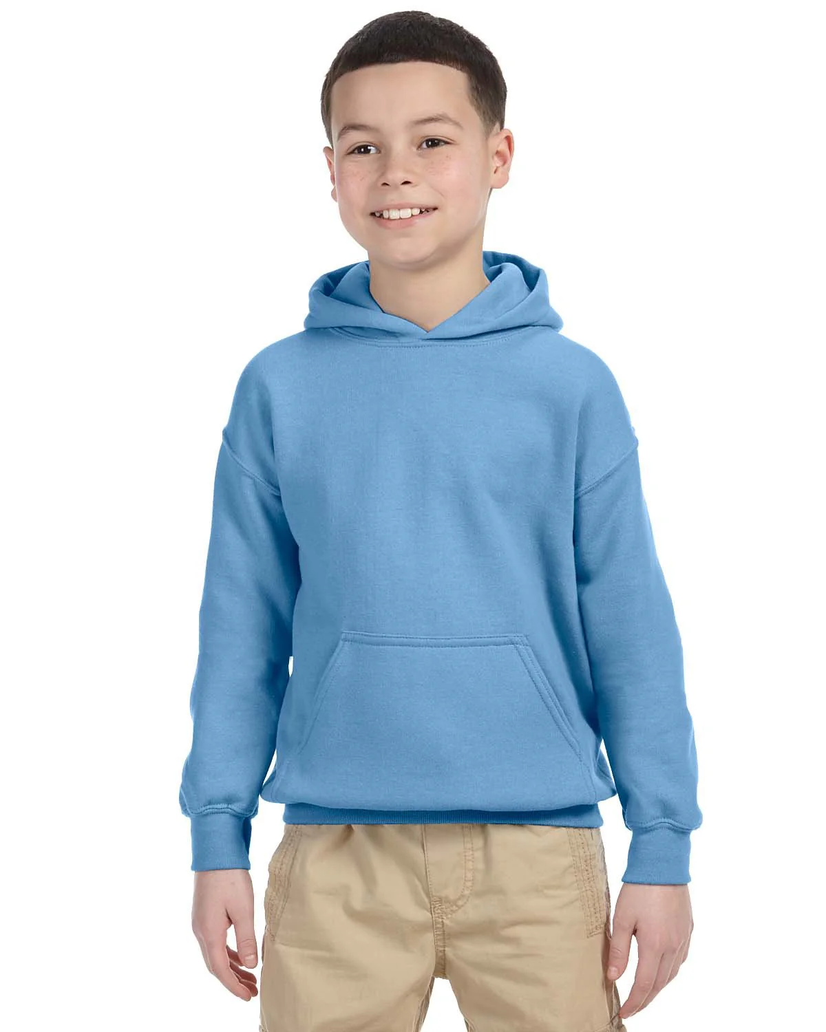 Gildan G185B Youth Heavy Blend 50/50 Hooded Sweatshirt - Image 3