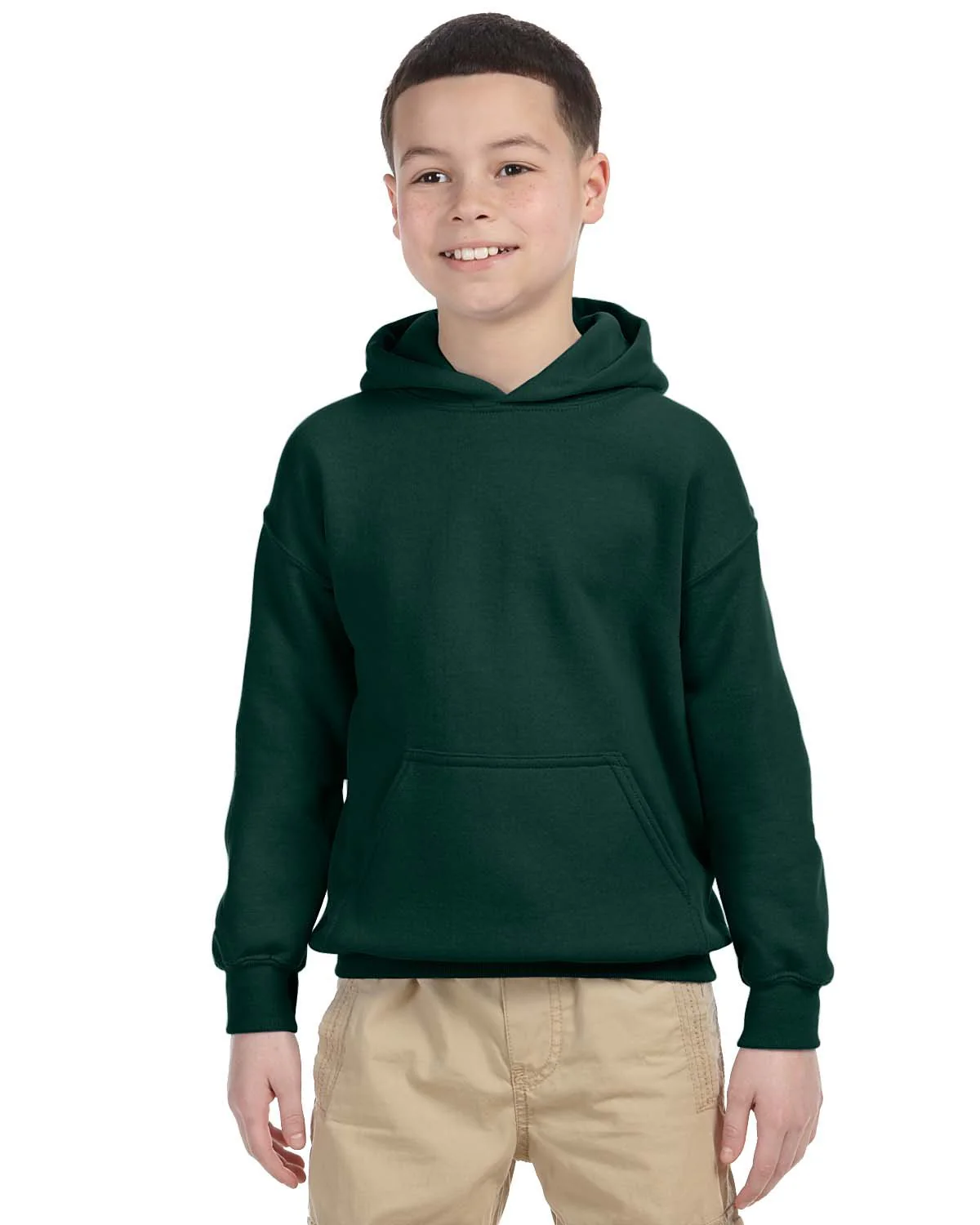 Gildan G185B Youth Heavy Blend 50/50 Hooded Sweatshirt - Image 6