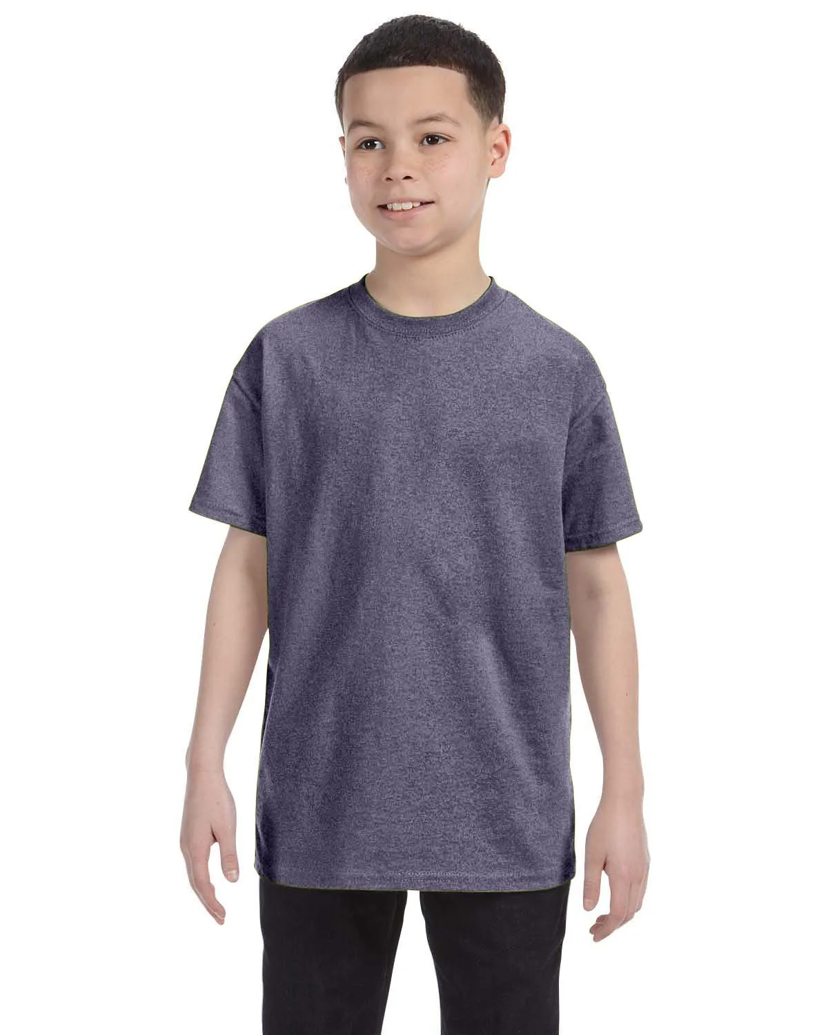 Gildan G500B Youth Heavy Cotton T-Shirt - Image 17