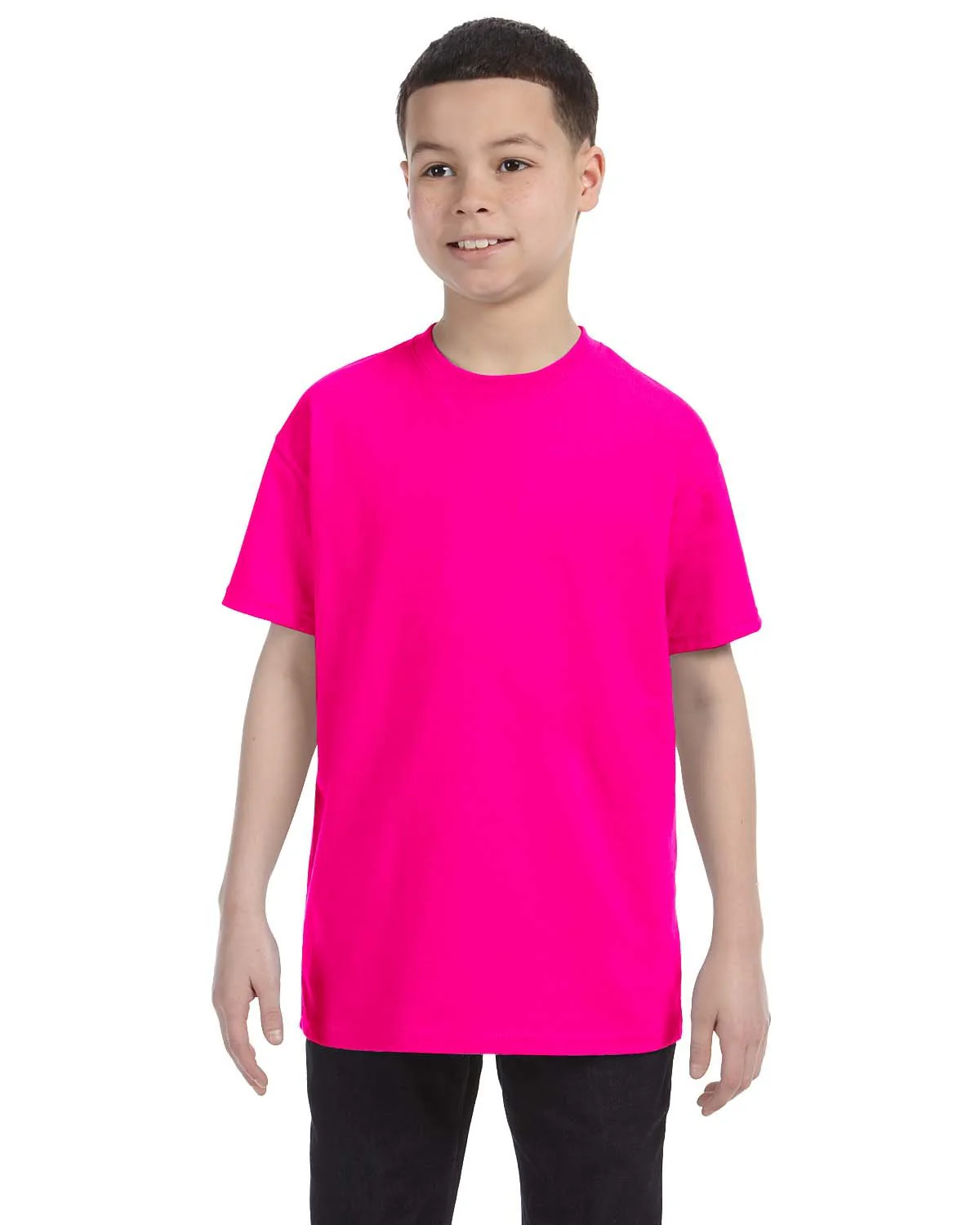 Gildan G500B Youth Heavy Cotton T-Shirt - Image 21