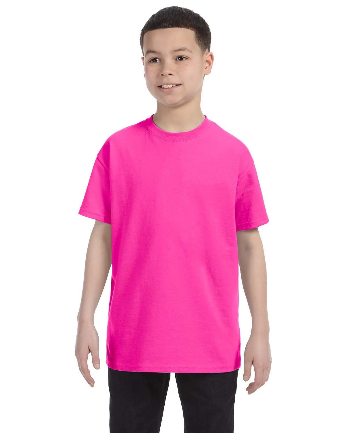 Gildan G500B Youth Heavy Cotton T-Shirt - Image 3